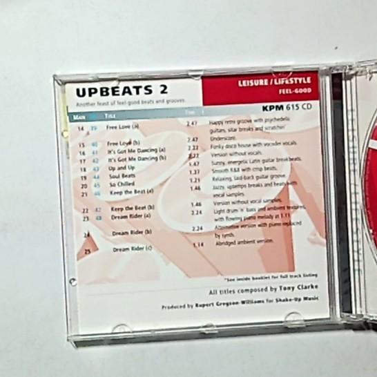 Tony Clarke – Upbeats 2 (CD, 2005) UK KPM 615