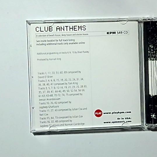 Various – Club Anthems (CD, 2003) UK KPM 549 CD