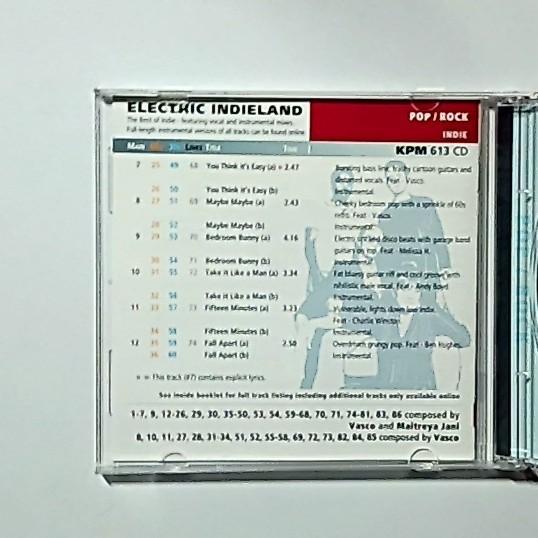 Vasco, Maitreya Jani – Electric Indieland (CD, 2005) UK KPM 613