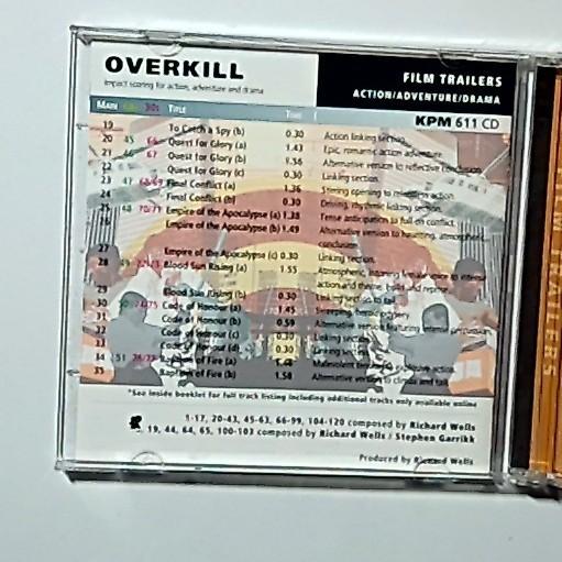 Richard Wells, Stephen Garrikk – Overkill (CD, 2005) UK KPM 611 CD
