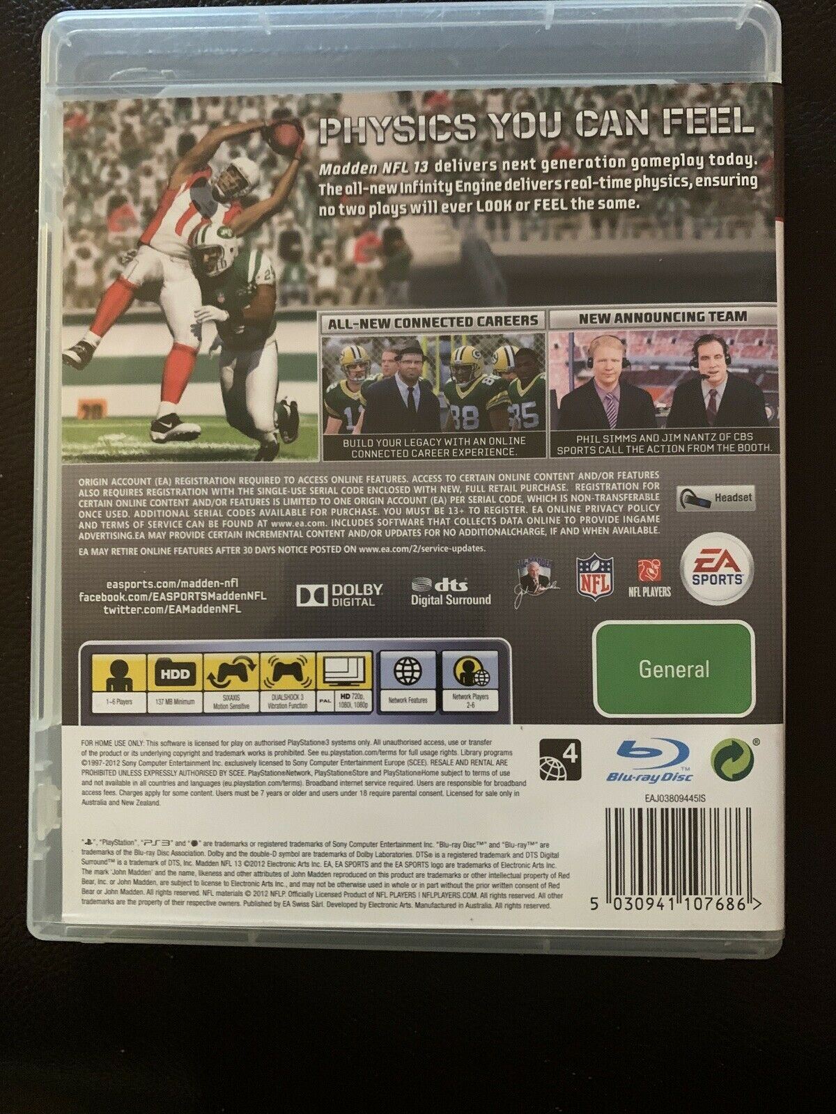 Madden NFL 13 - Playstation 3 PS3 Game