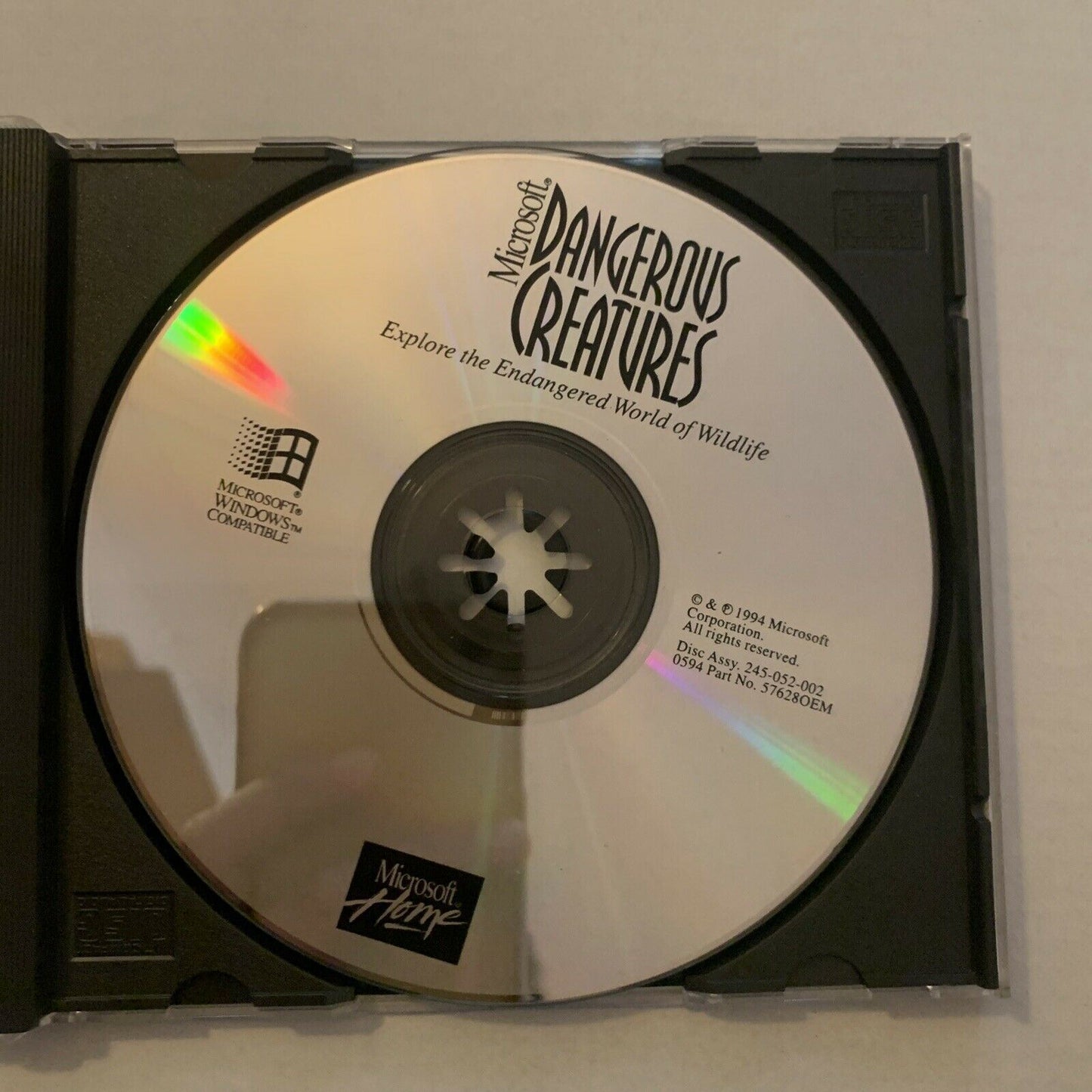 Microsoft Dangerous Creatures - PC Windows CDROM 1994