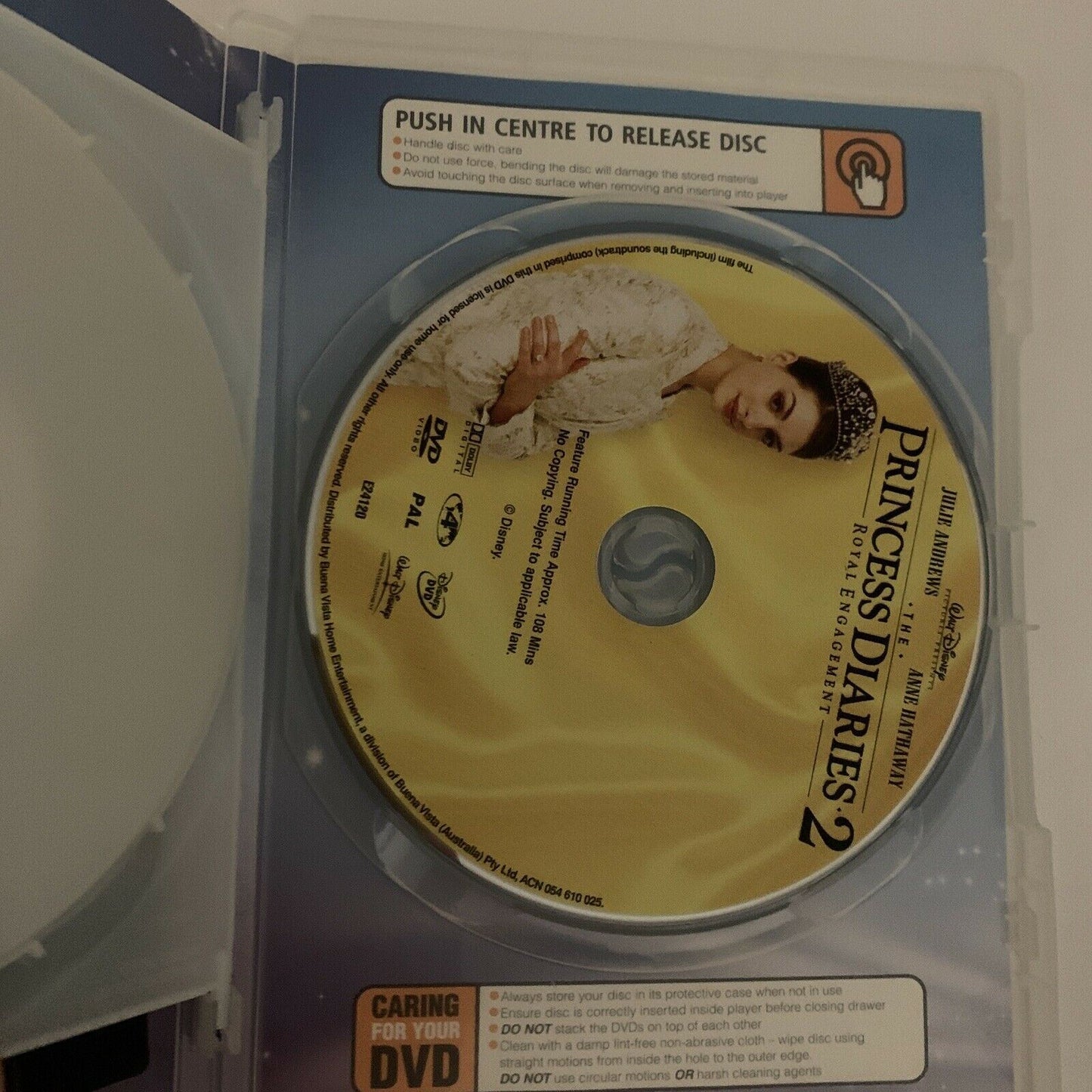 The Princess Diaries / Princess Diaries 2 (DVD, 2004, 2-Disc) Region 4&2