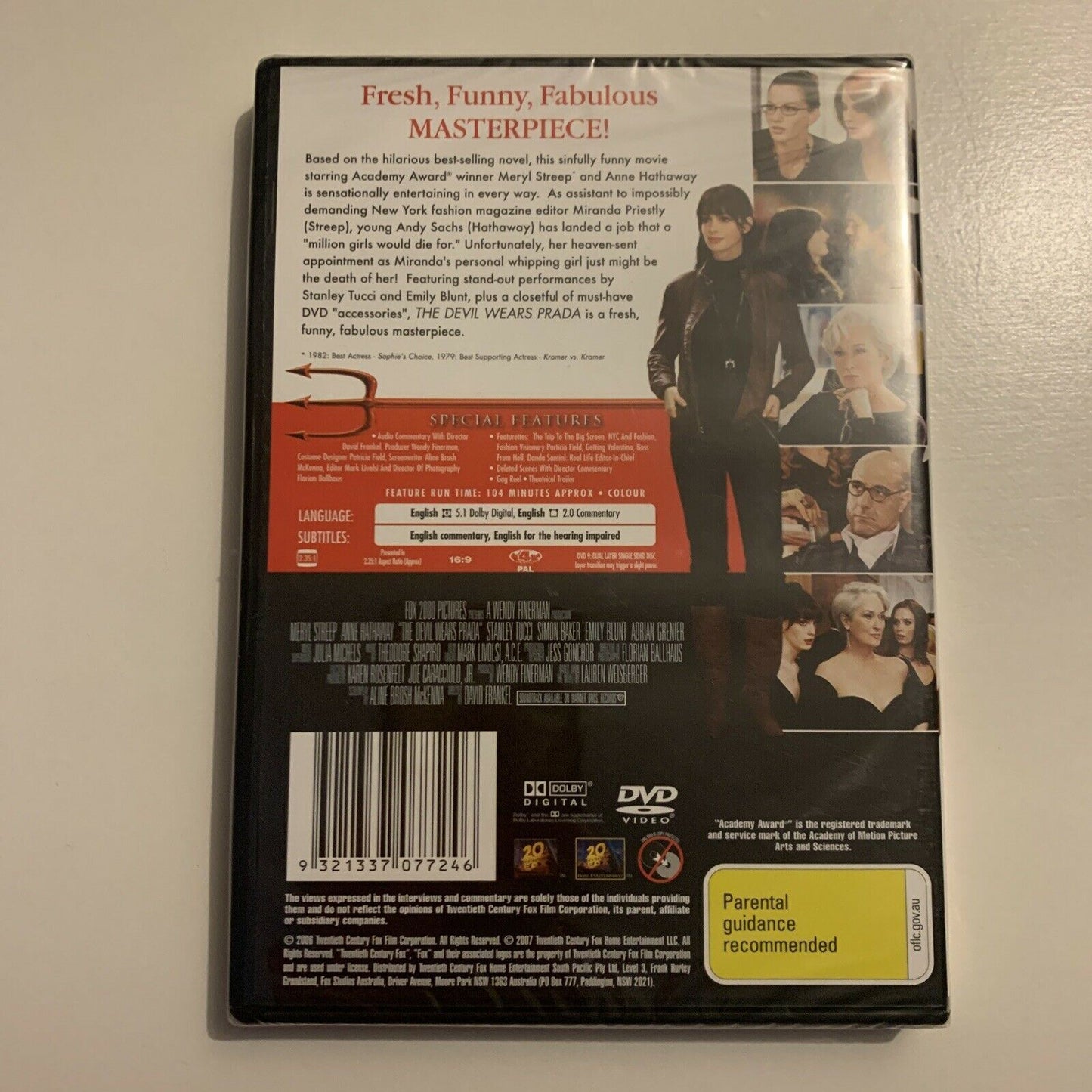 *New Sealed* The Devil Wears Prada (DVD, 2006) Anne Hathaway Region 4