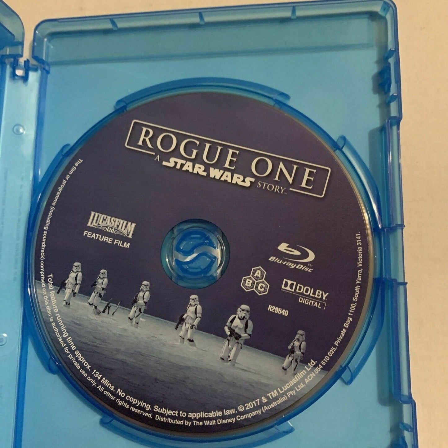 Rogue One - A Star Wars Story (Bluray, 2016) Region Free