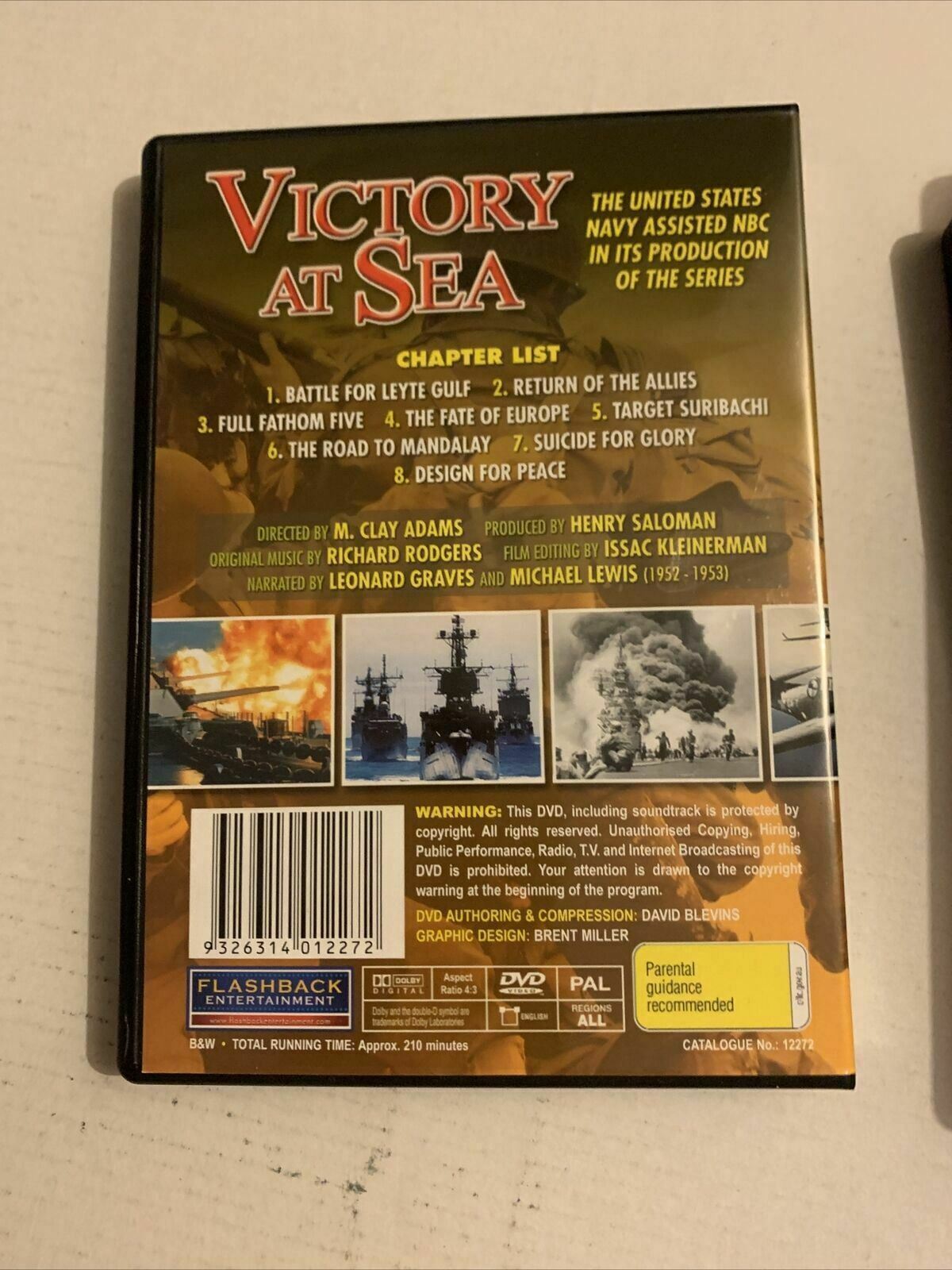 Victory At Sea : Vol 1, 2, 3 & 4 (DVD, 1953) War War II Documentary