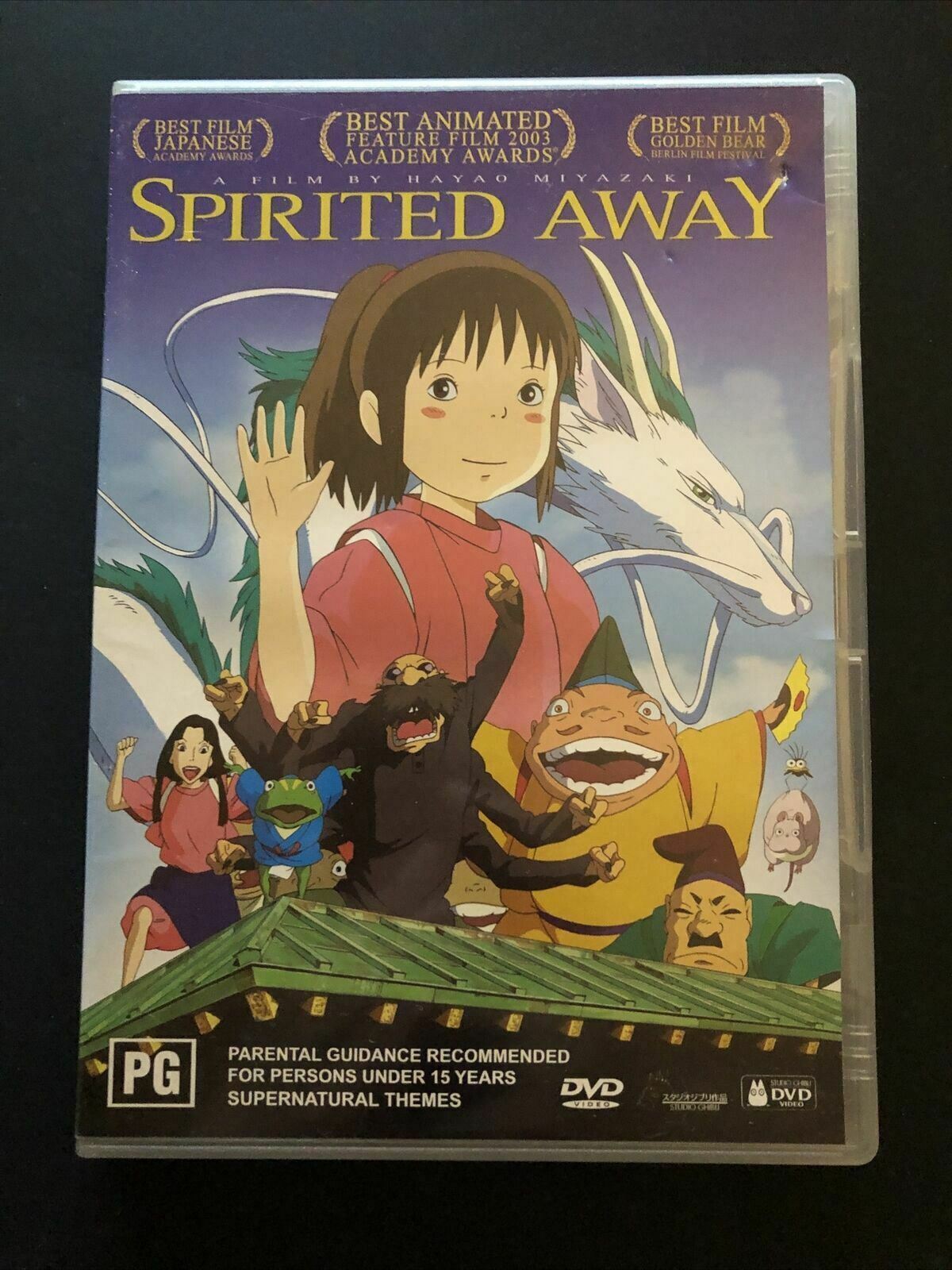 Spirited Away (DVD, 2001) Studio Ghibli Anime Film. Region 4
