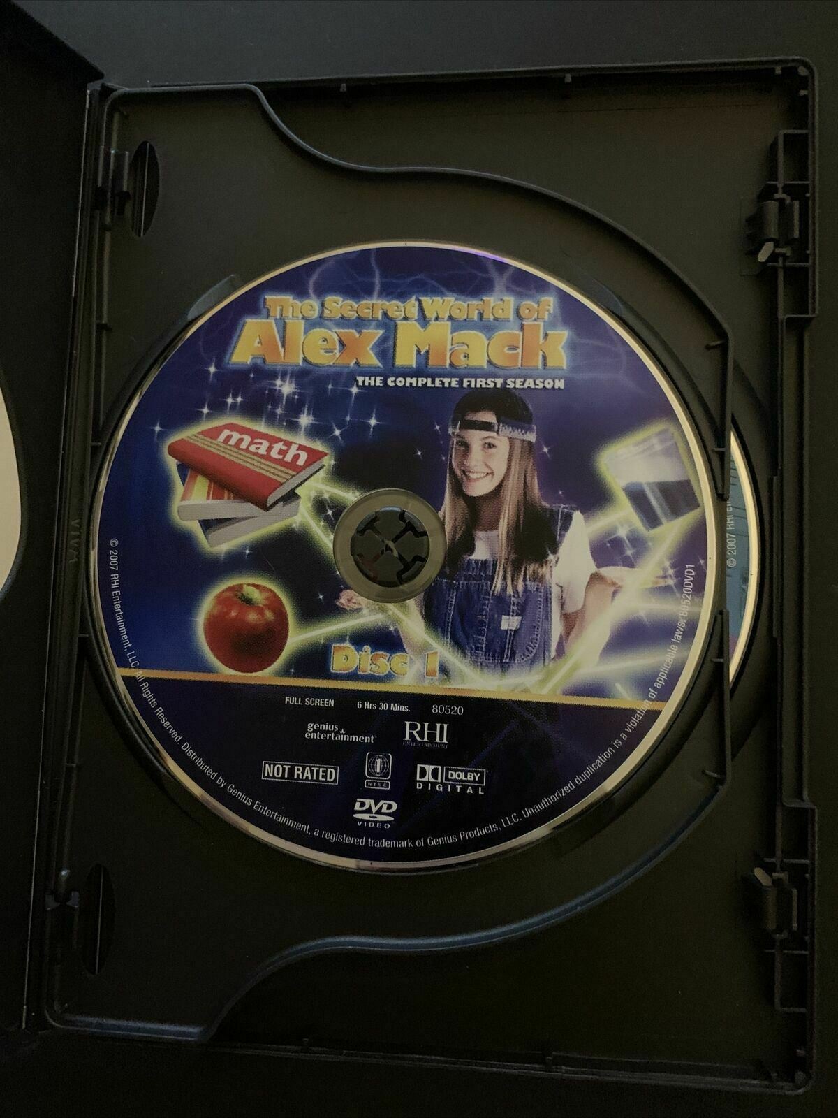 The Secret World Of Alex Mack : Season 1 (DVD, 2012, 2-Disc Set) Region 1