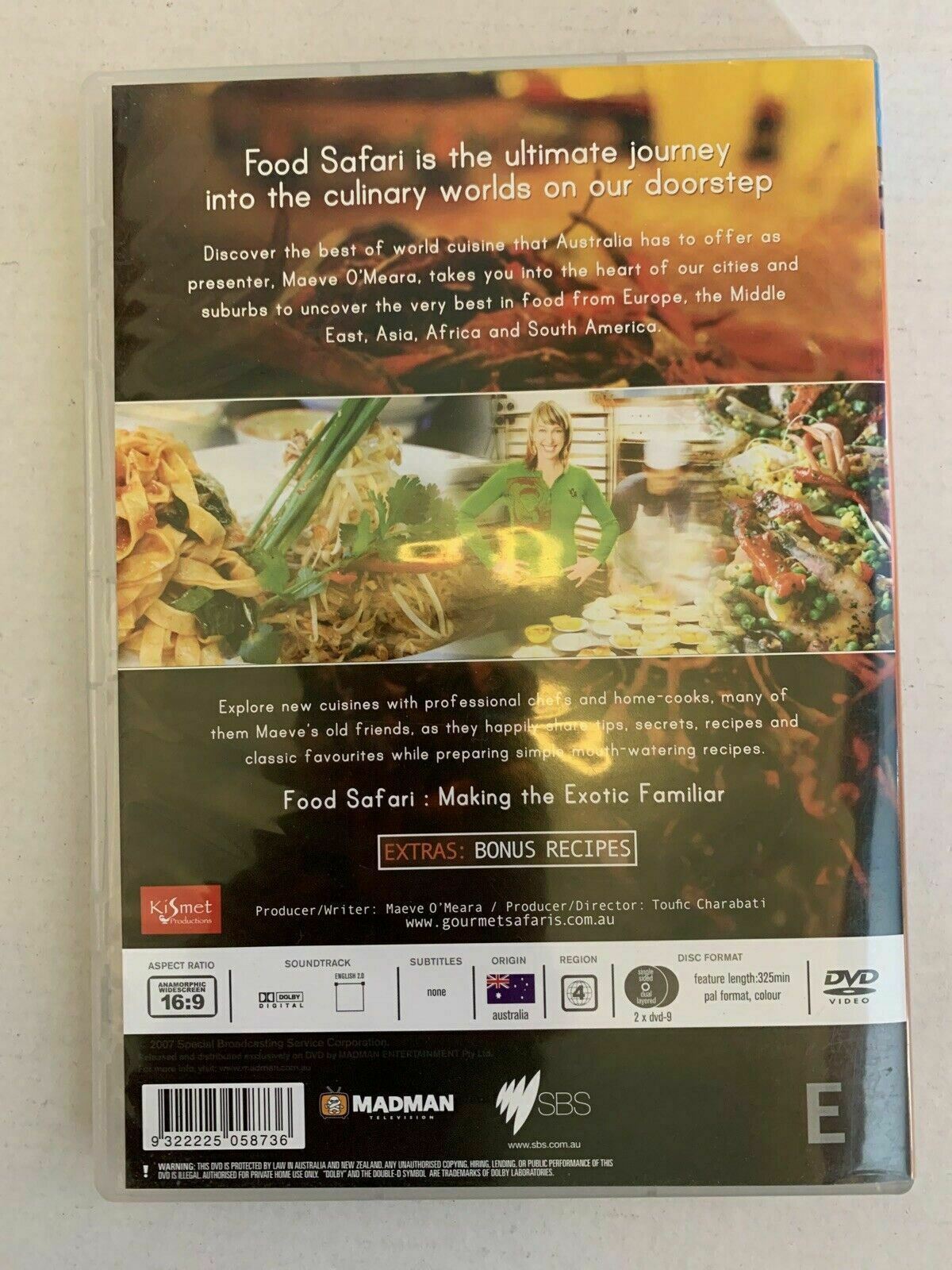 Food Safari With Maeve O'Meara - Making The Exotic Familiar (DVD, 2007 ) Region4
