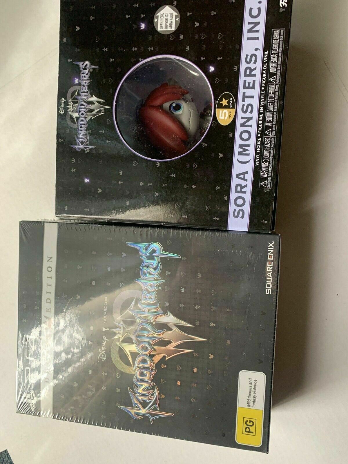 *New Sealed* Kingdom Hearts III - PS4 Deluxe Edition With Sora Vinyl Figure