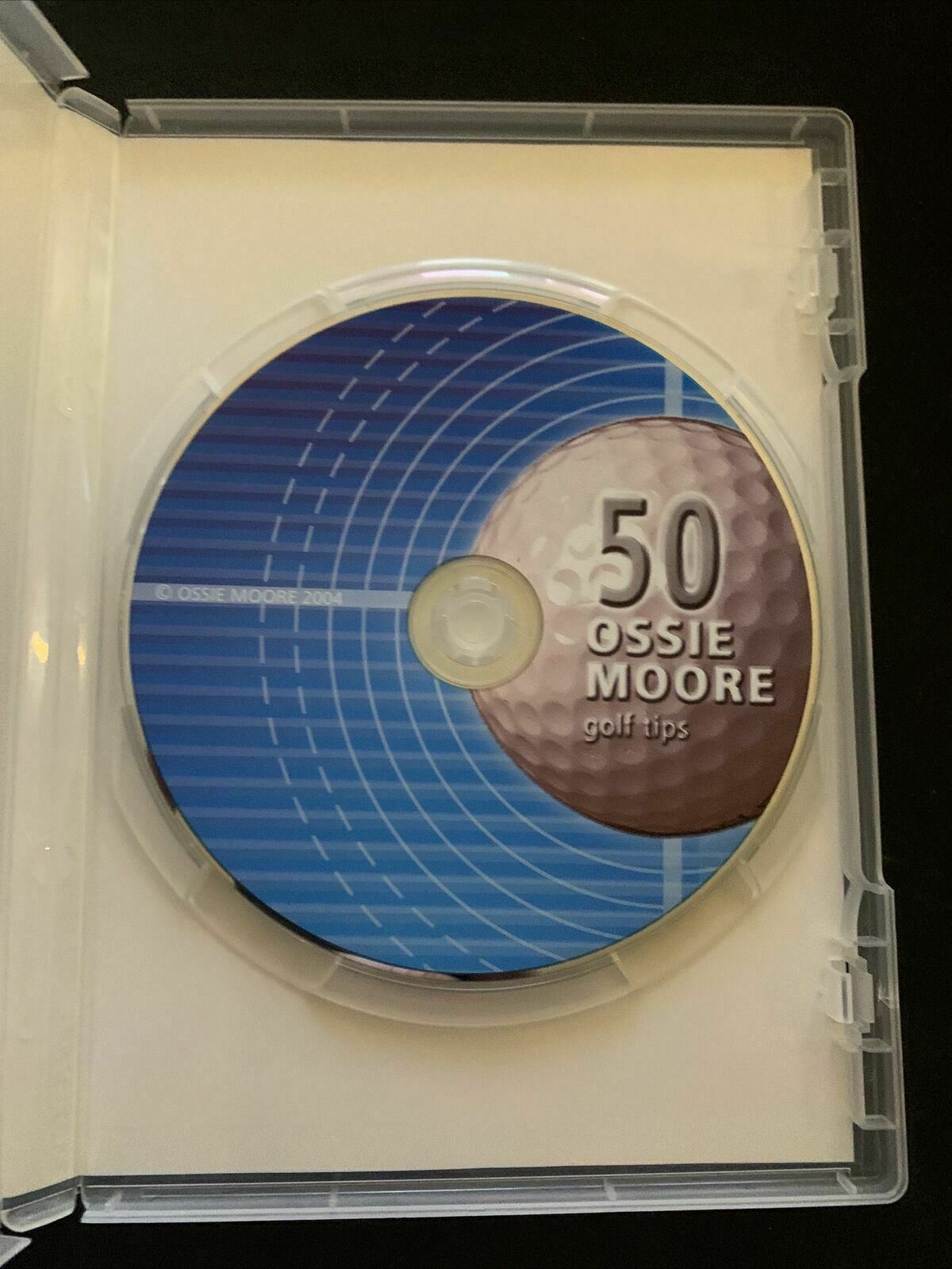 *Autographed Signed* 50 Ossie Moore Golf Tips DVD