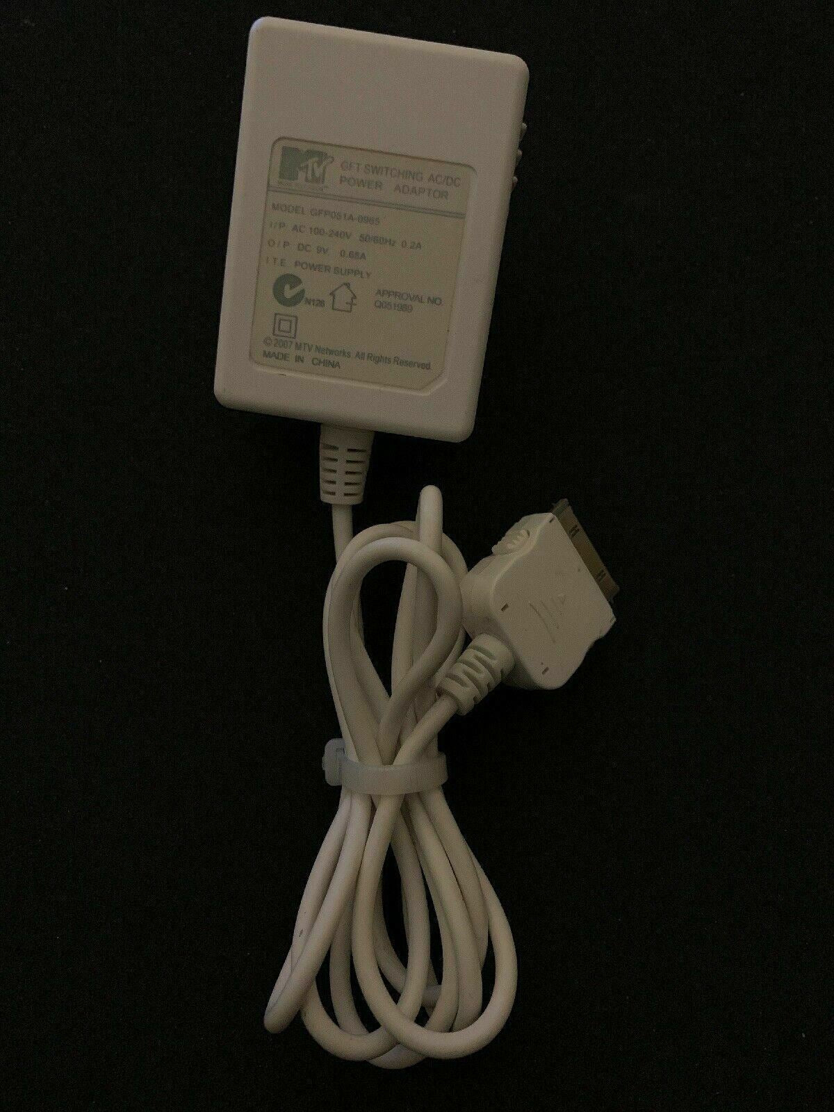 Genuine MTV GFP051A-0965 GFT Power AC Adaptor 9V 0.65A