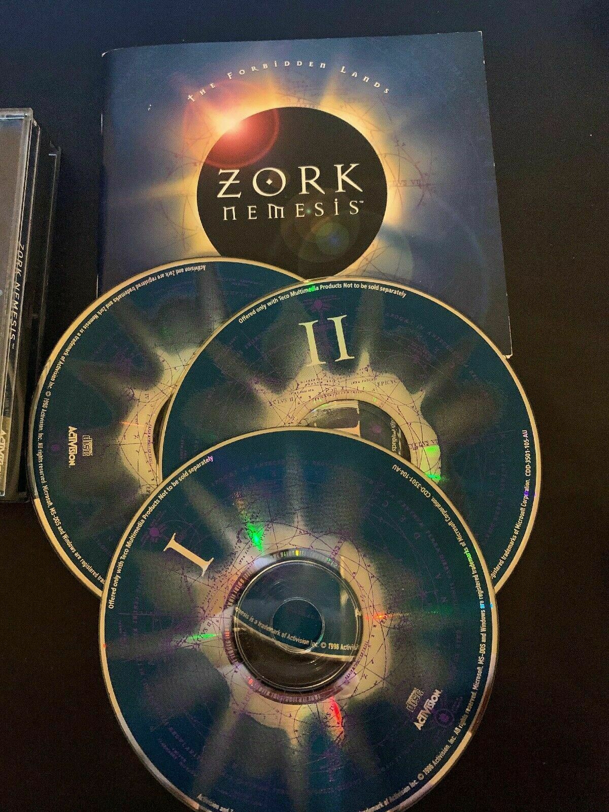 Zork Nemesis PC CDROM Activision With Manual - Retro Classic Adventure Game