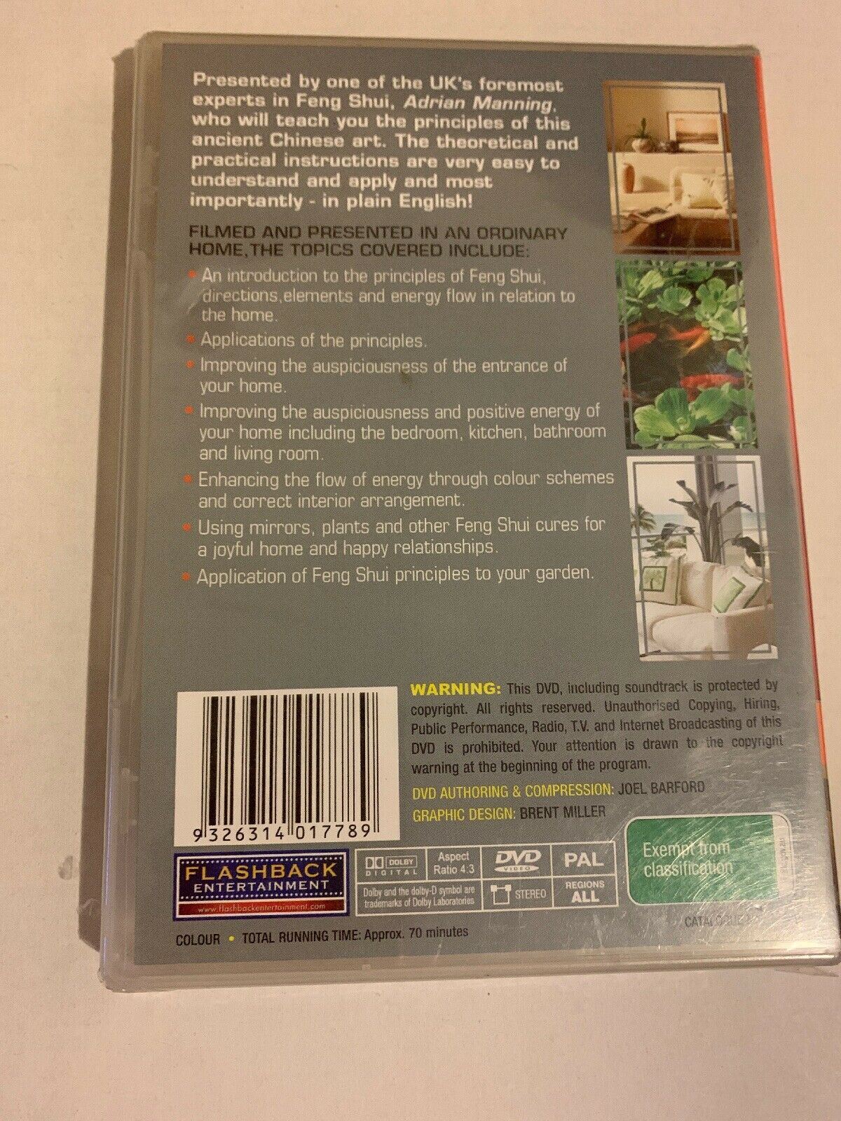 *New And Sealed* Feng Shui For The Home And Garden (Beginner) DVD - Region Free