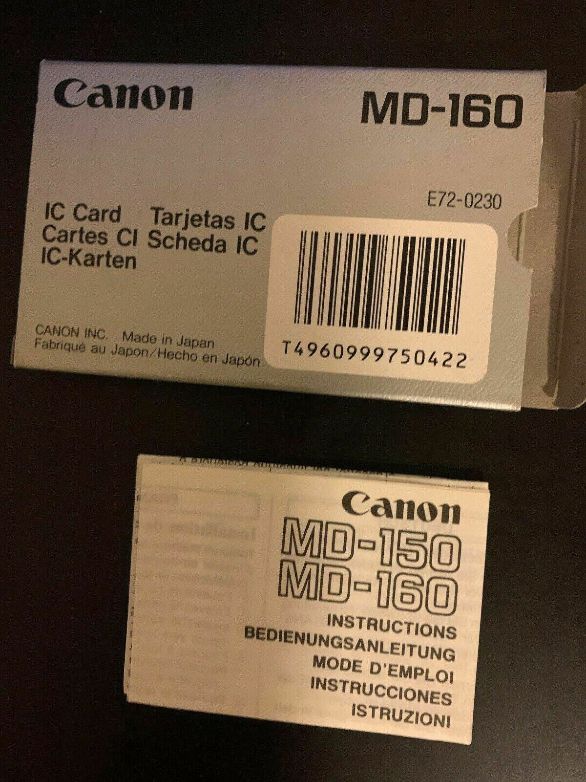 Canon IC Card Swedish Word Tank Multilingual Intelligent Dictionary MD-160