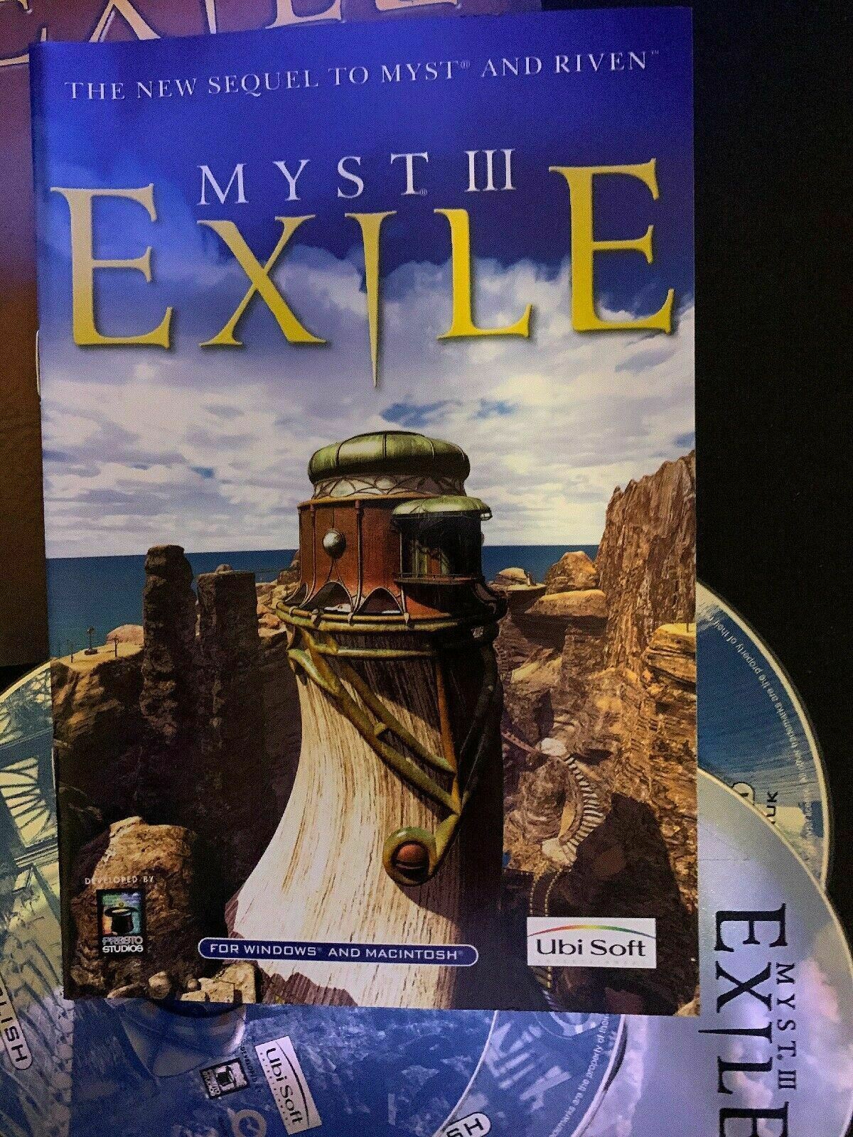 Myst III 3 Exile PC MAC (2001) Manual And Behind The Scene Booklet
