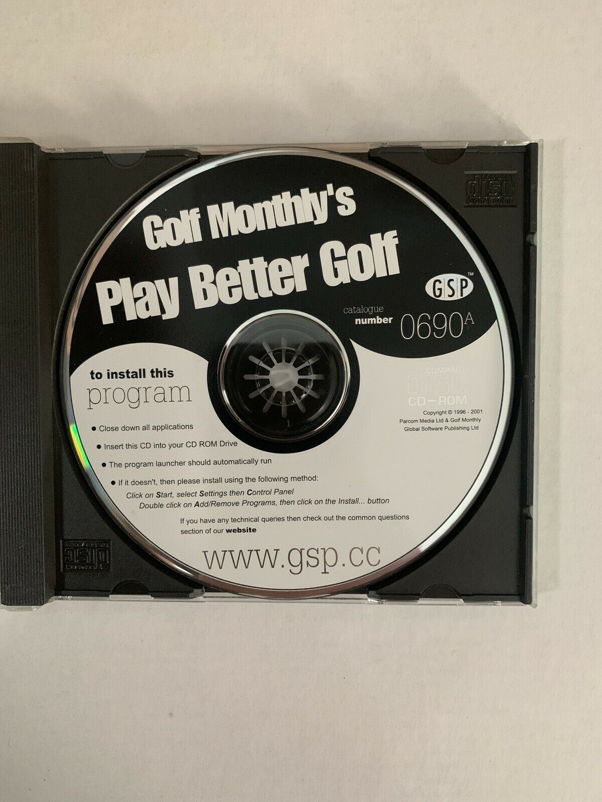 Golf Monthly's Play Better Golf PC Windows CD Software