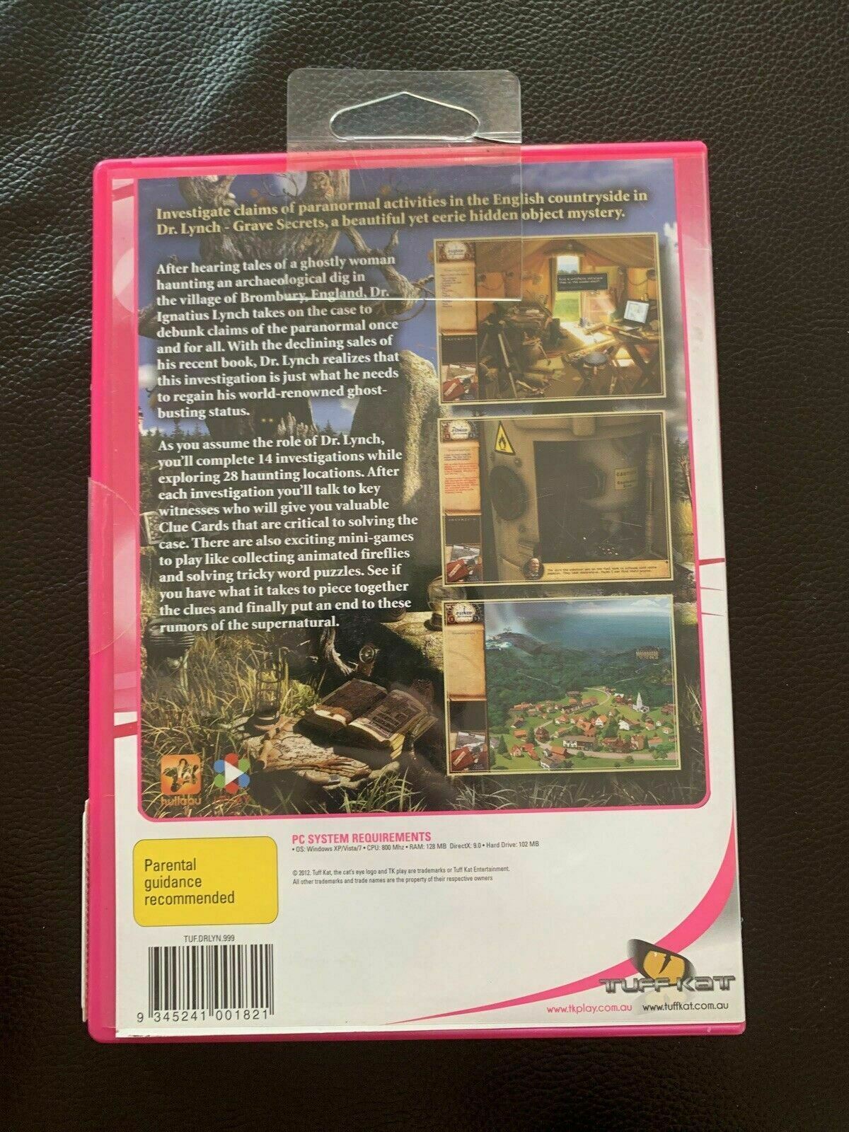 Dr Lynch - Grave Secrets - PC DVD Windows Hidden Object Game