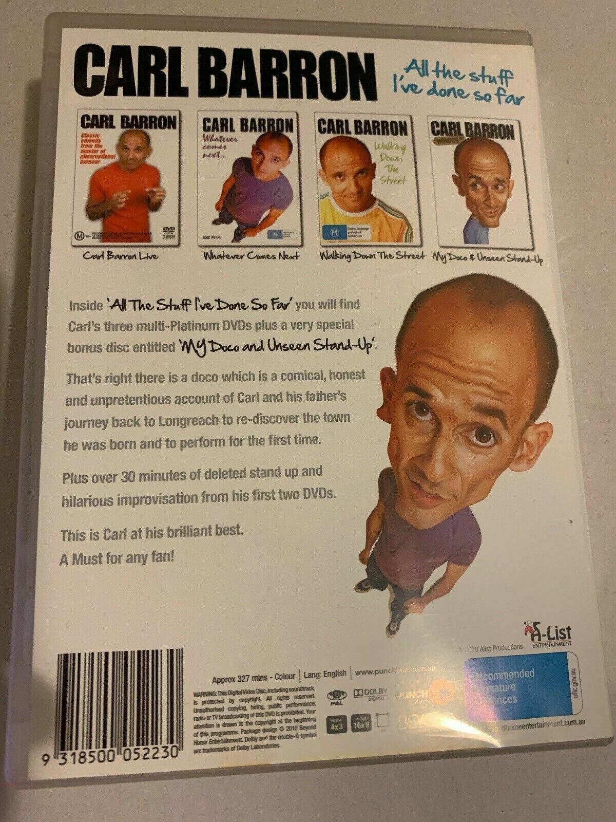 Carl Barron - All The Stuff I've Done So Far (DVD, 2013, 4-Disc Set)