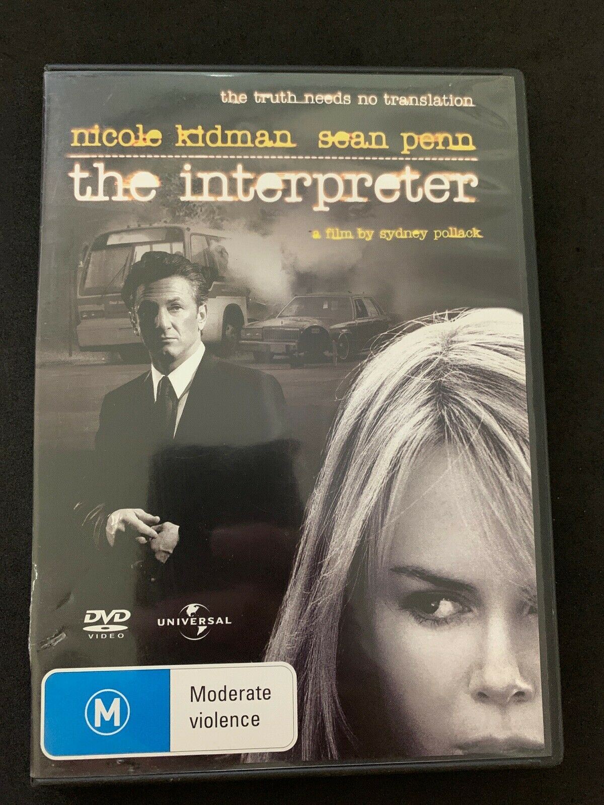 The Interpreter (DVD, 2005) Region 4,2,5 - Nicole Kidman, Sean Penn