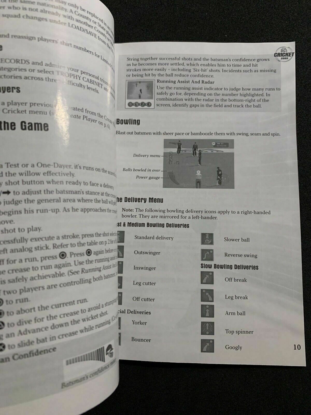 Cricket 2005 EA Sports - Sony PS2 PAL Game with Manual