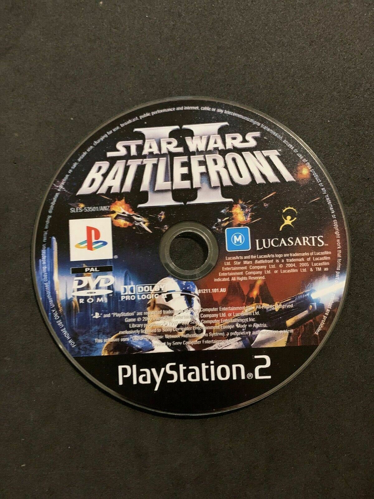 Star Wars Battlefront II - Sony PS2 PAL *Complete* with Manual