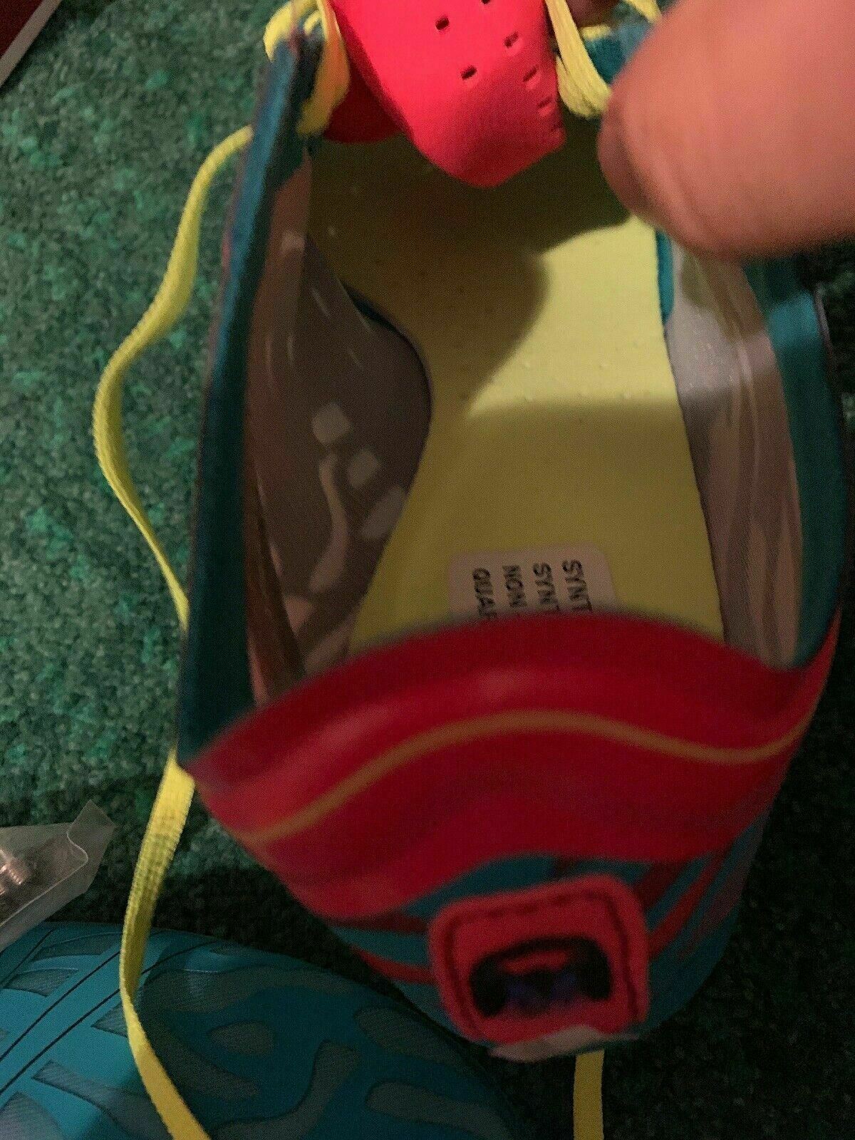 NEW BALANCE Blue Red LaceUp LIGHTWEIGHT RUNNING TRACK SHOES Cleats UK 7.5 US 9.5
