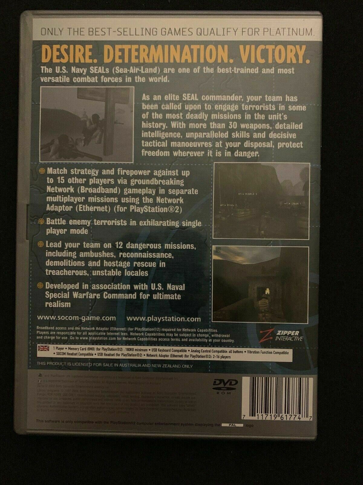 SOCOM US Navy Seals PS2 Game