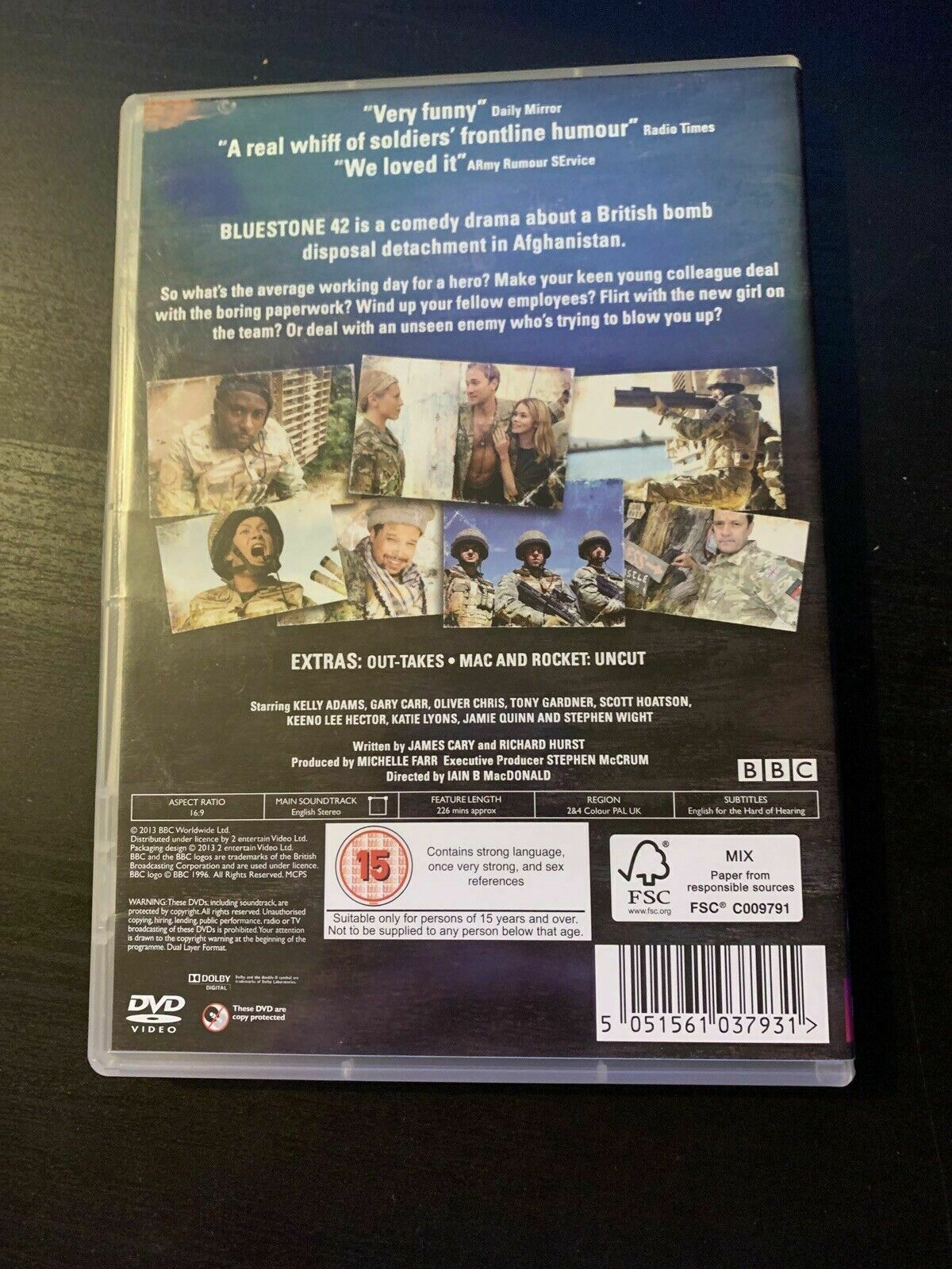 Bluestone 42 (DVD, 2013) BBC Kelly Adams, Gary Carr, Oliver Chris. Region 4,2