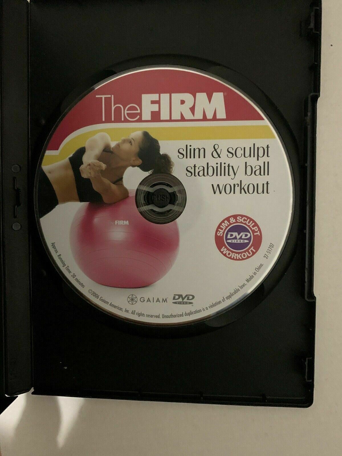The Firm, Slim & Sculpt Stability Ball Workout (DVD, 2013) All Regions