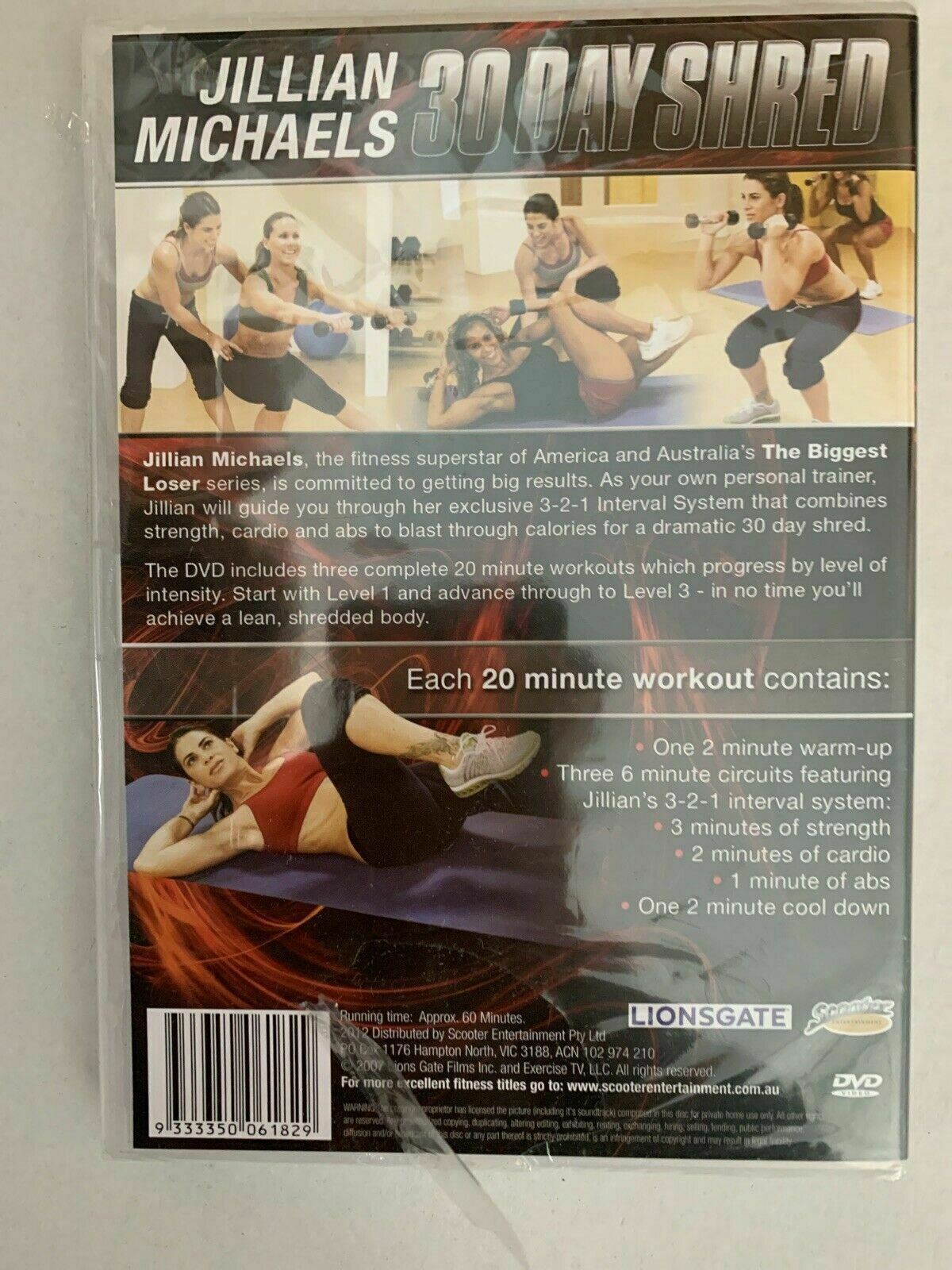 *New & Sealed* Jillian Michaels - Yoga Meltdown DVD fans of "30 Day Shred" R4