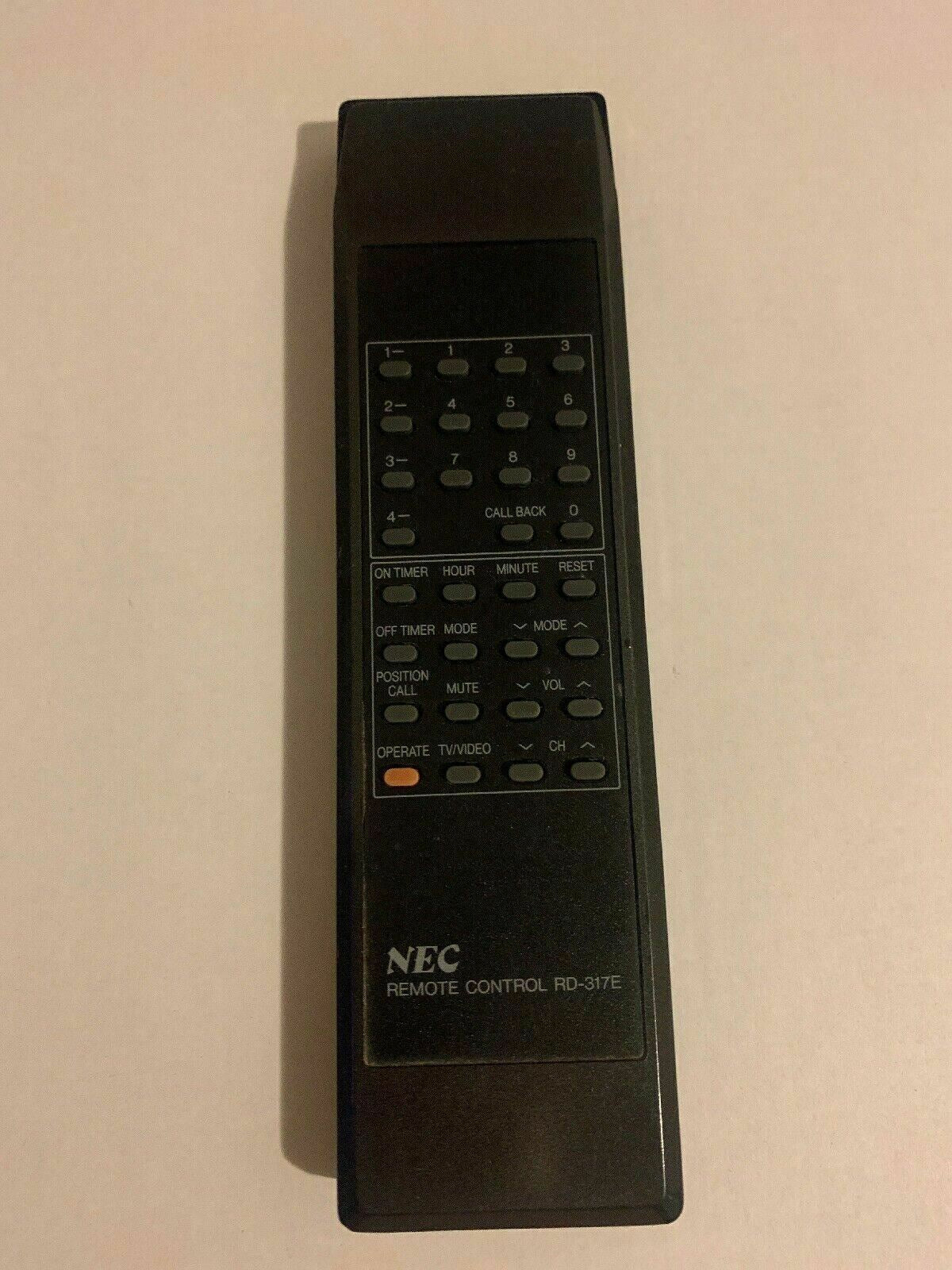 Genuine NEC RD-317E Remote Control For TV