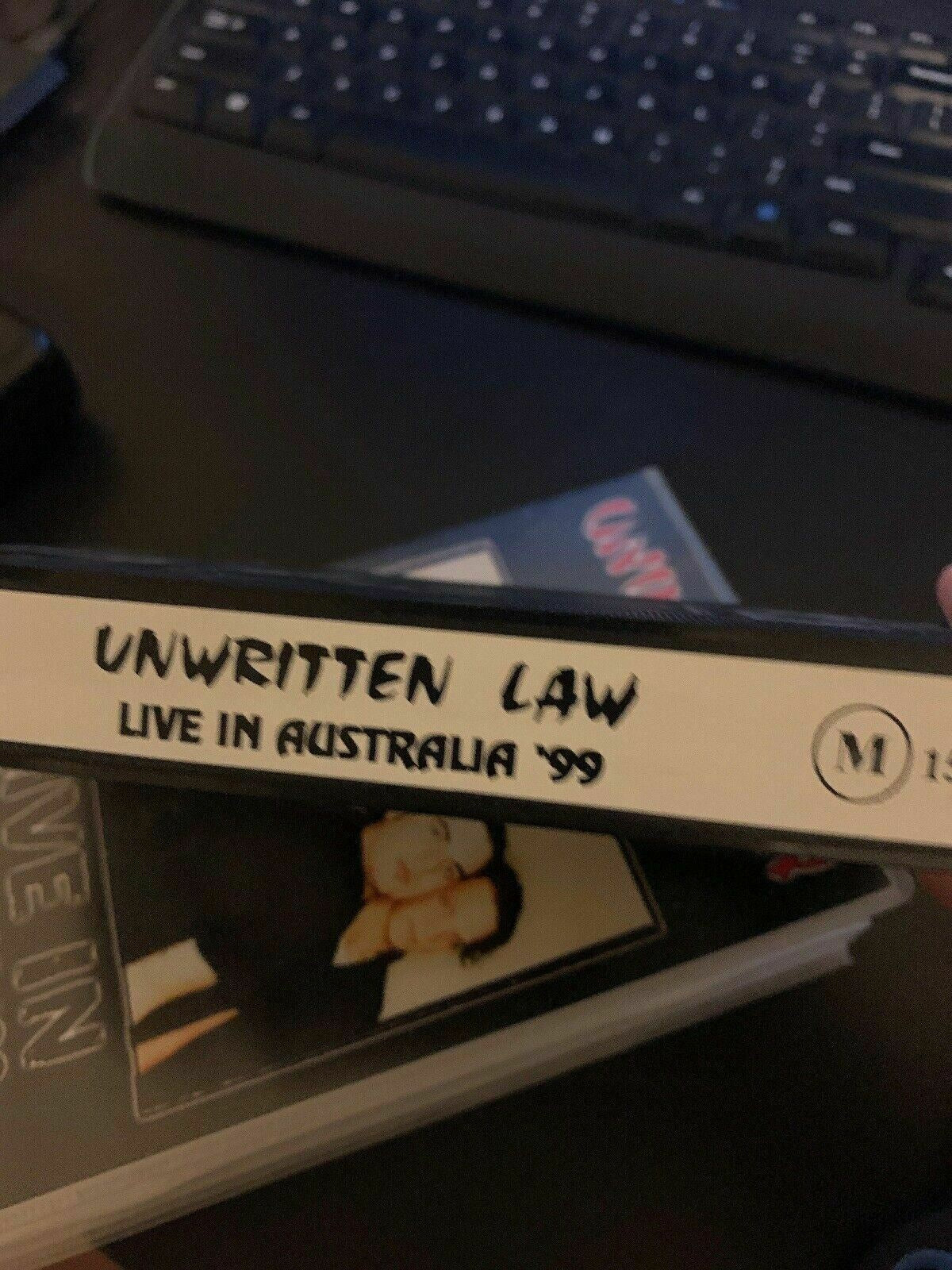 *RARE* Unwritten Law - Live In Australia VHS (PAL)