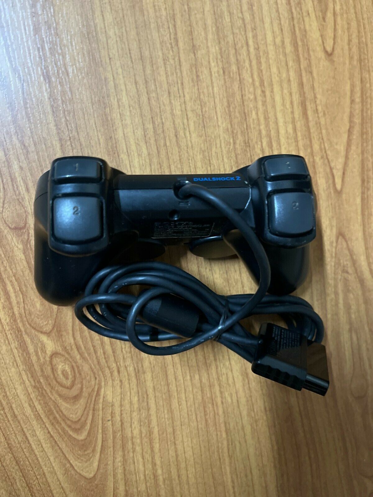 Genuine Sony PlayStation 2 CONTROLLER Black Analog Dual Shock PS1 PS2 SCPH-1200
