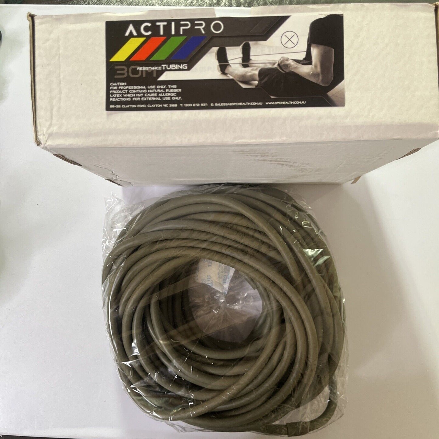 Actipro Resistance Tubing 1m 5m 25m Training Exercise Tube - Light-Super Strong