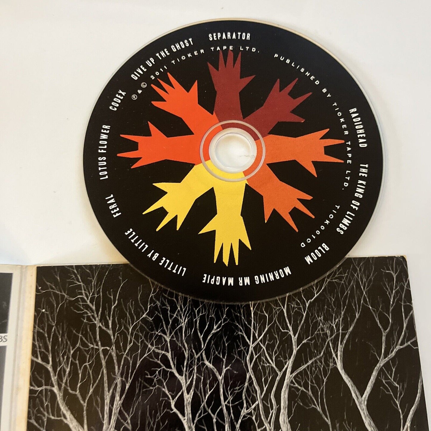 Radiohead - King of Limbs (CD, 2011) Tick001cd