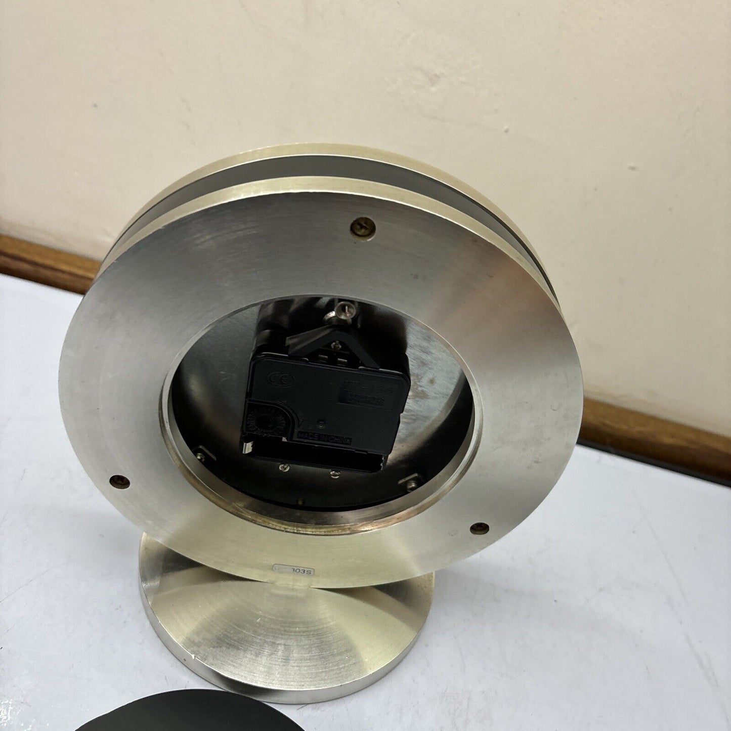 Seiko Table Clock Silver *Not Working* XD-138