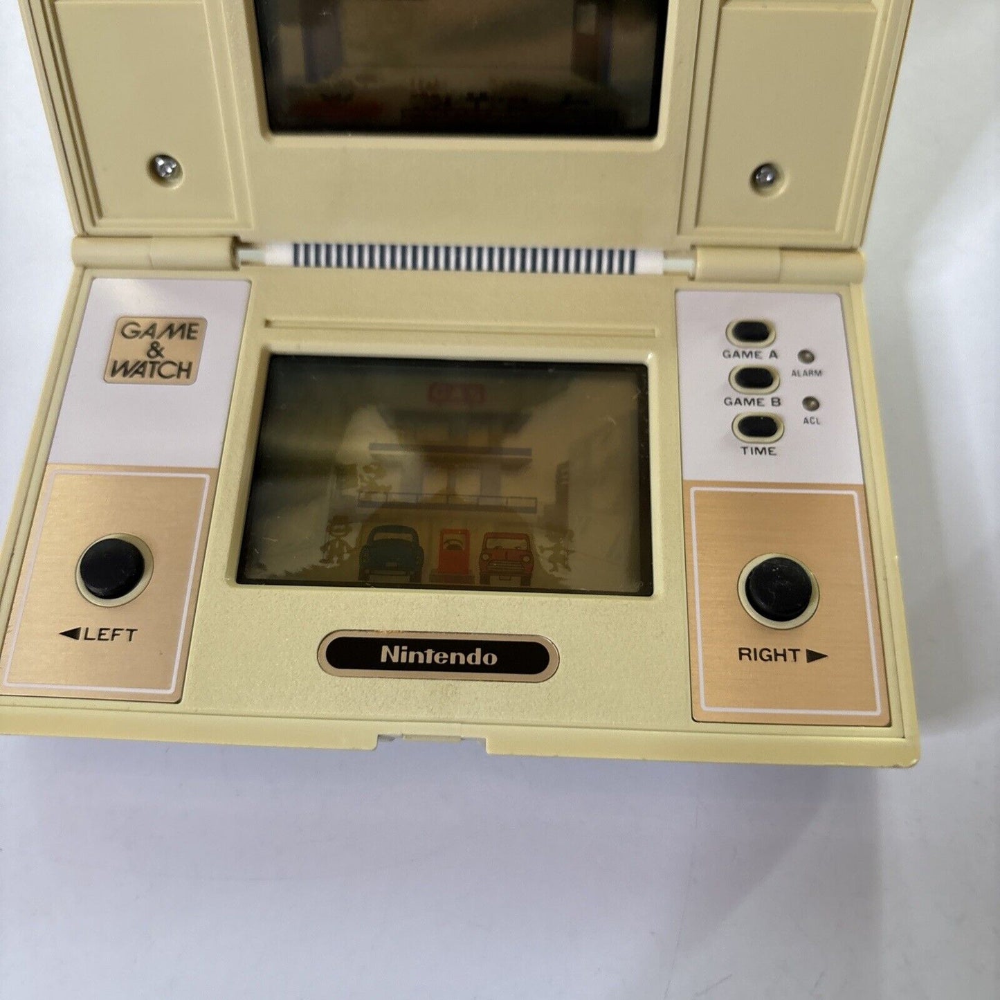 Oil Panic Nintendo Game & Watch OP-51 1982 *Stained LCD Screen*