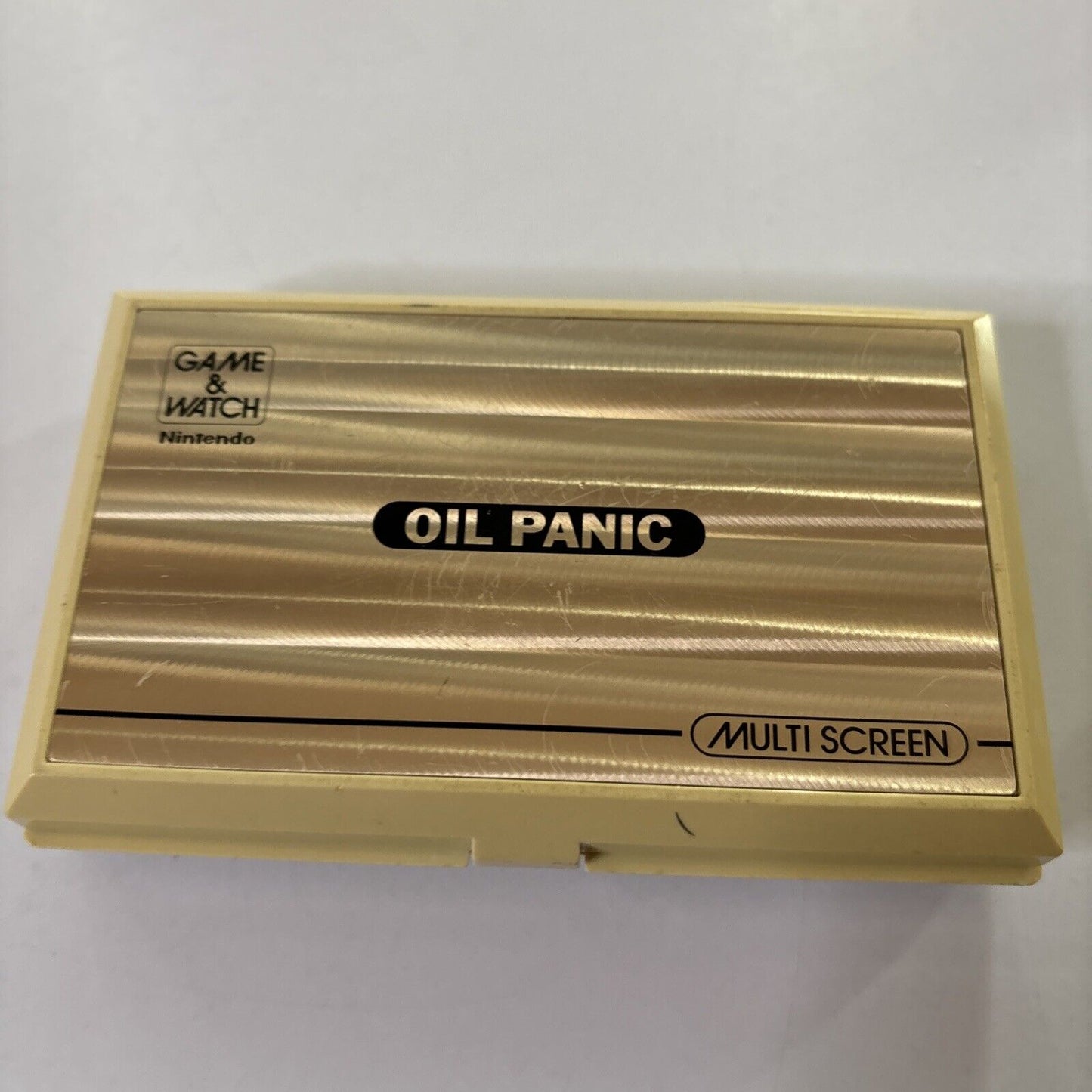 Oil Panic Nintendo Game & Watch OP-51 1982 *Stained LCD Screen*