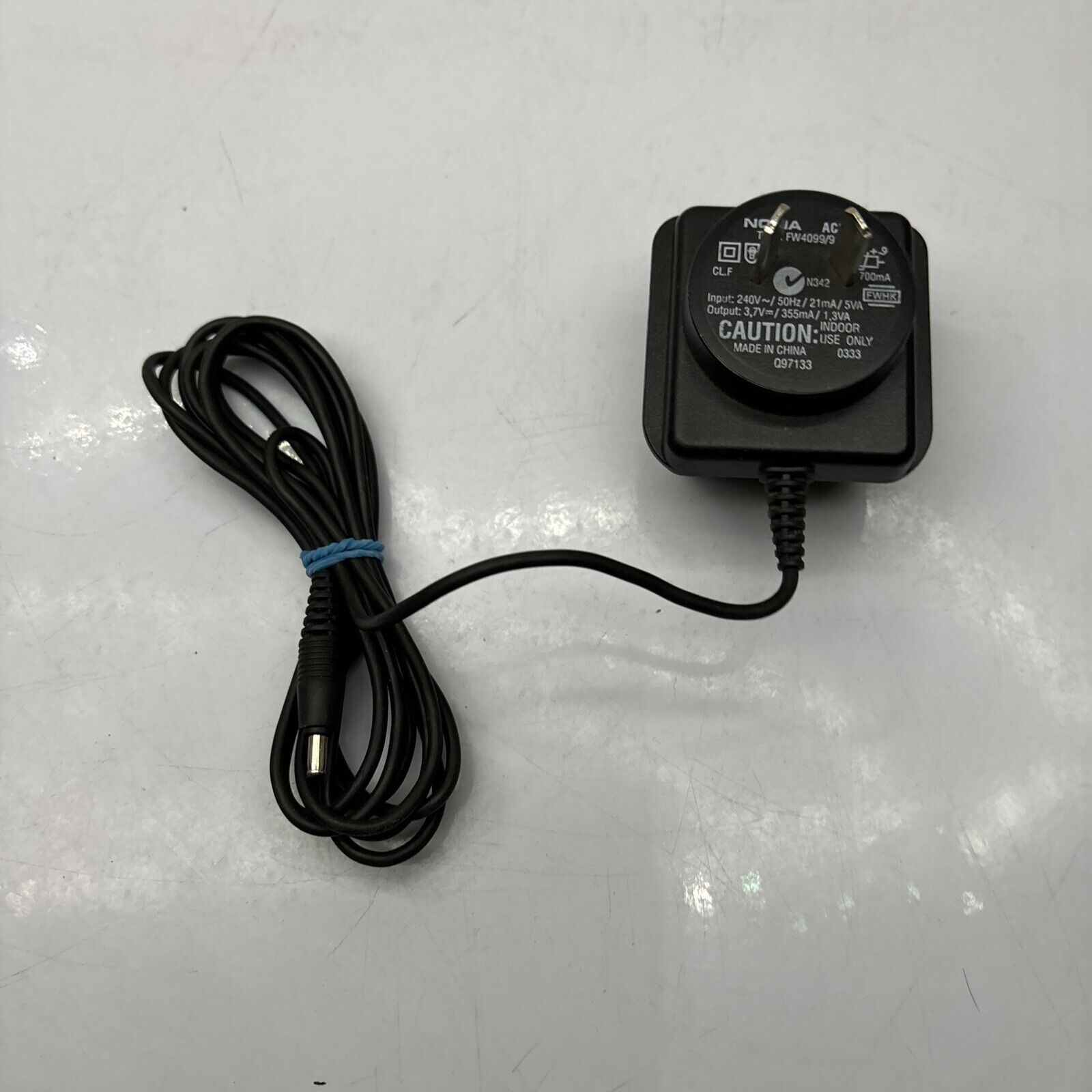 Chargeur Secteur Nokia Authentique - Modèle AC-15.1312 - 3.7V 340mA (Excellent état)