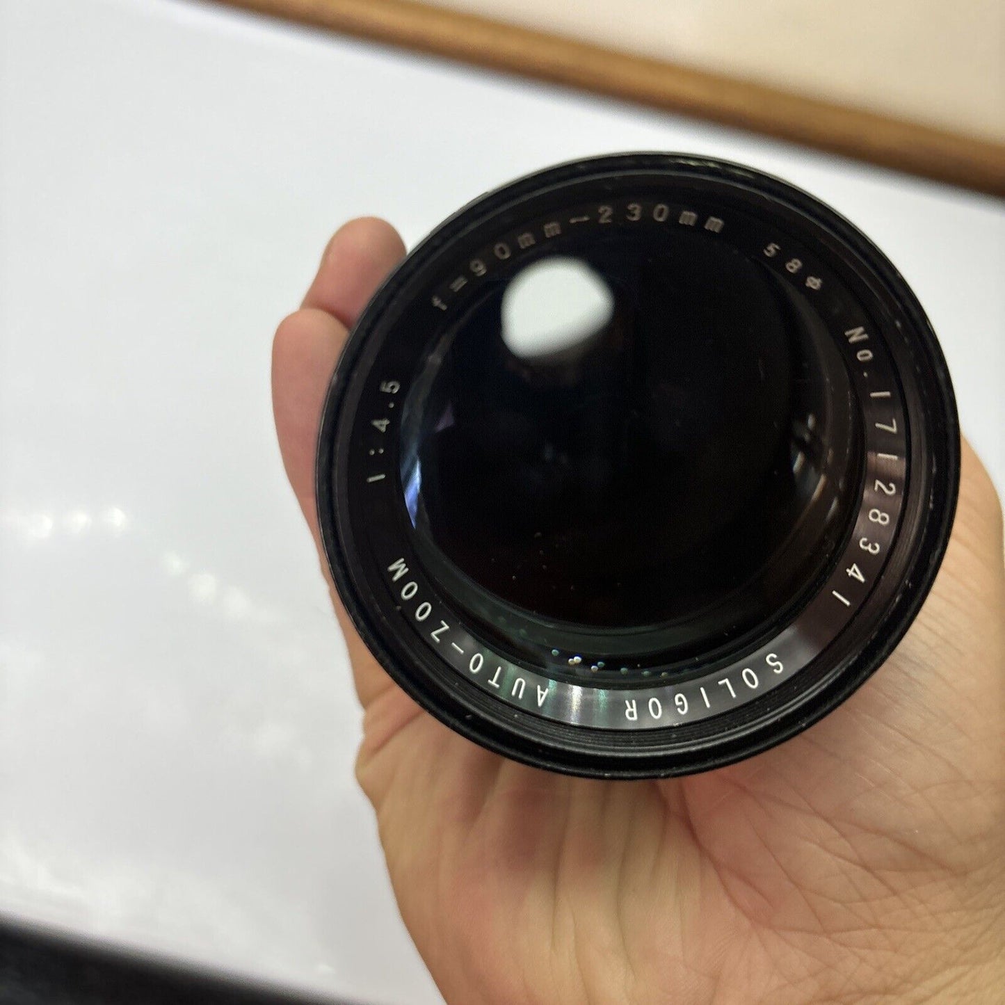 Soligor Auto Zoom 1:4.5 F=90mm-230mm 58 No 17128341 Lens
