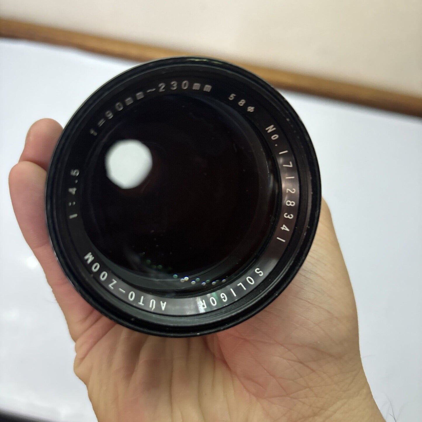 Soligor Auto Zoom 1:4.5 F=90mm-230mm 58 No 17128341 Lens