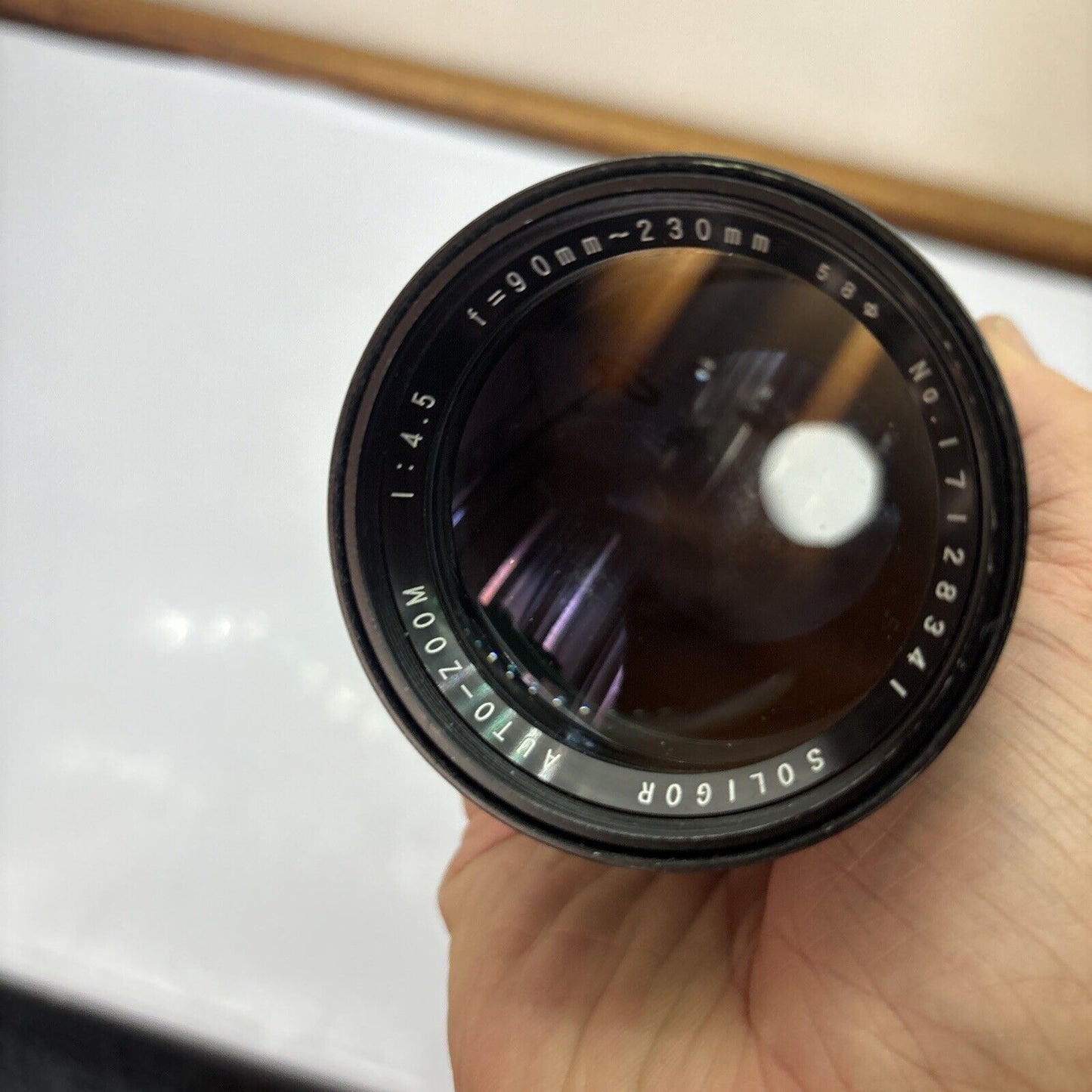 Soligor Auto Zoom 1:4.5 F=90mm-230mm 58 No 17128341 Lens
