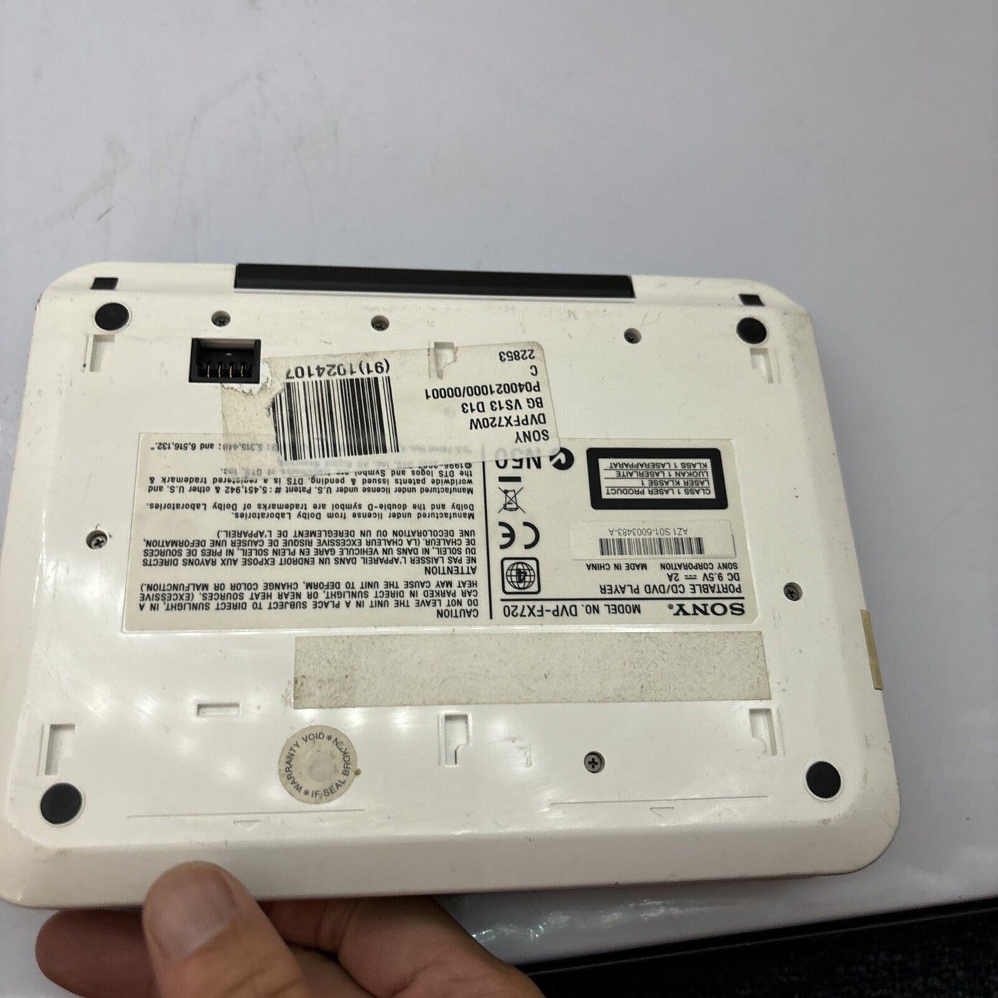 Sony & Audiosonic Portable DVD Player *Not Working - For Parts Or Repair*