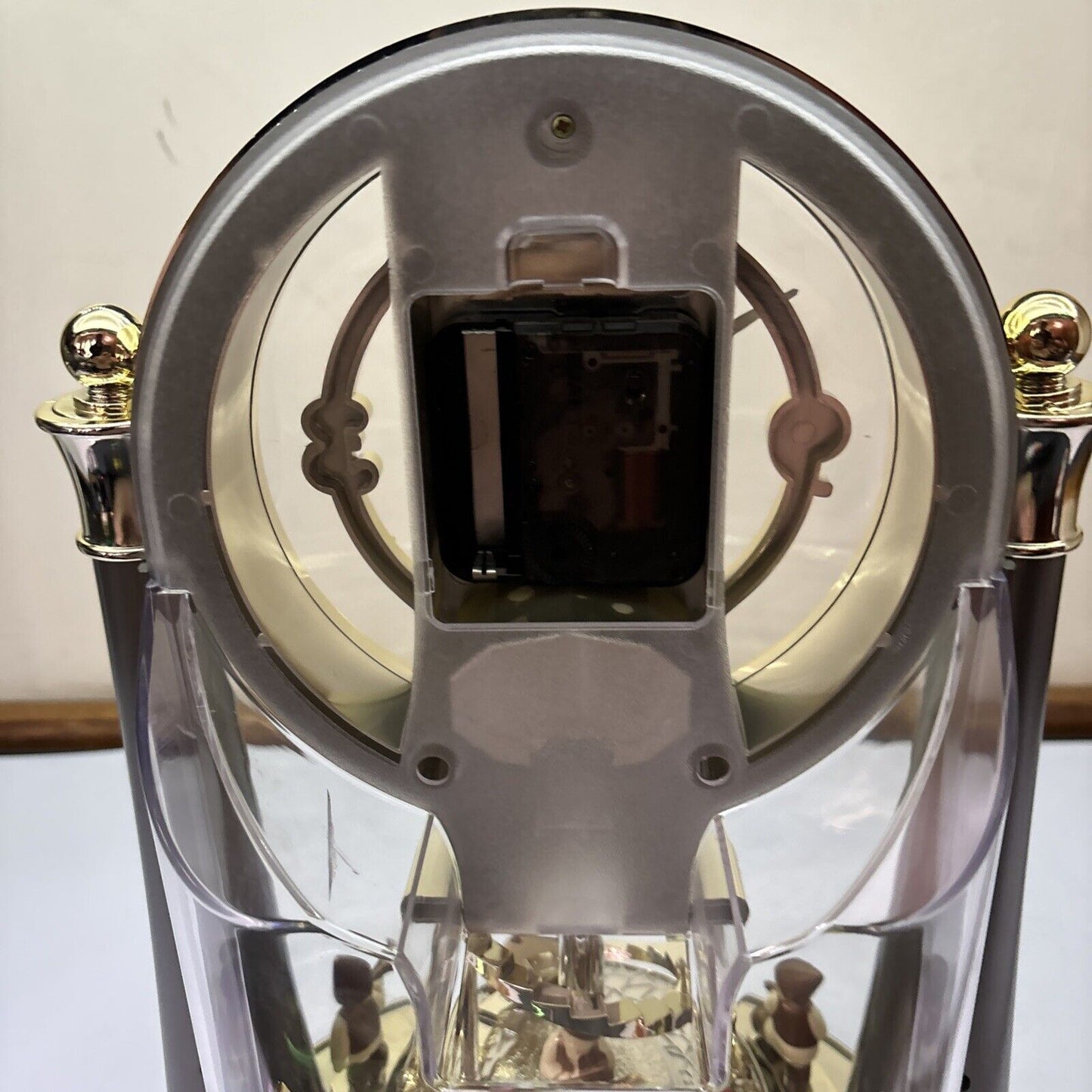 Seiko Desk Quartz Clock With Lovers And Dwarves BY620