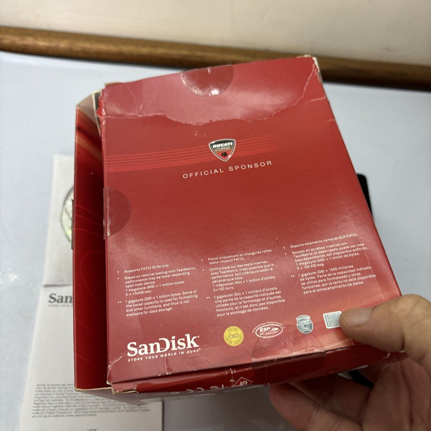 SanDisk Extreme Ducati Edition 4GB Compact Flash