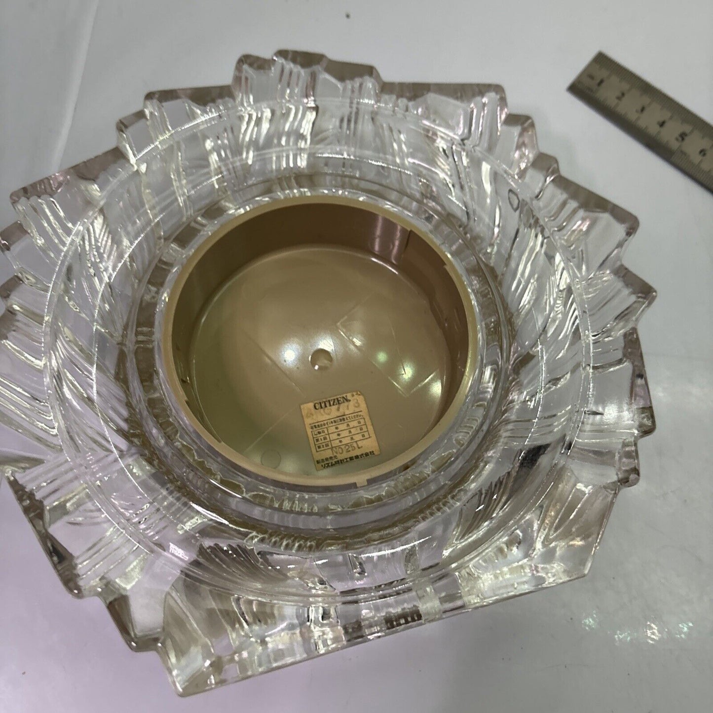 Citizen Glass Desk Quartz Clock 4RG733 No25L