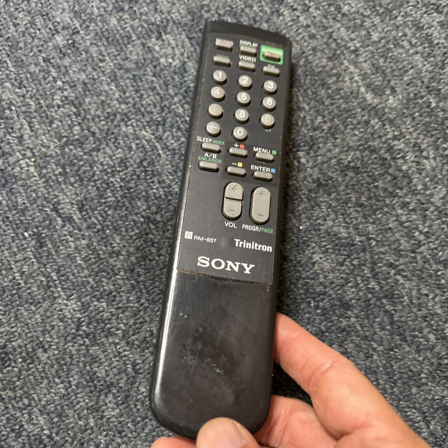 Genuine Sony RM-857 Remote Control For Trinitron *Missing Battery Lid*