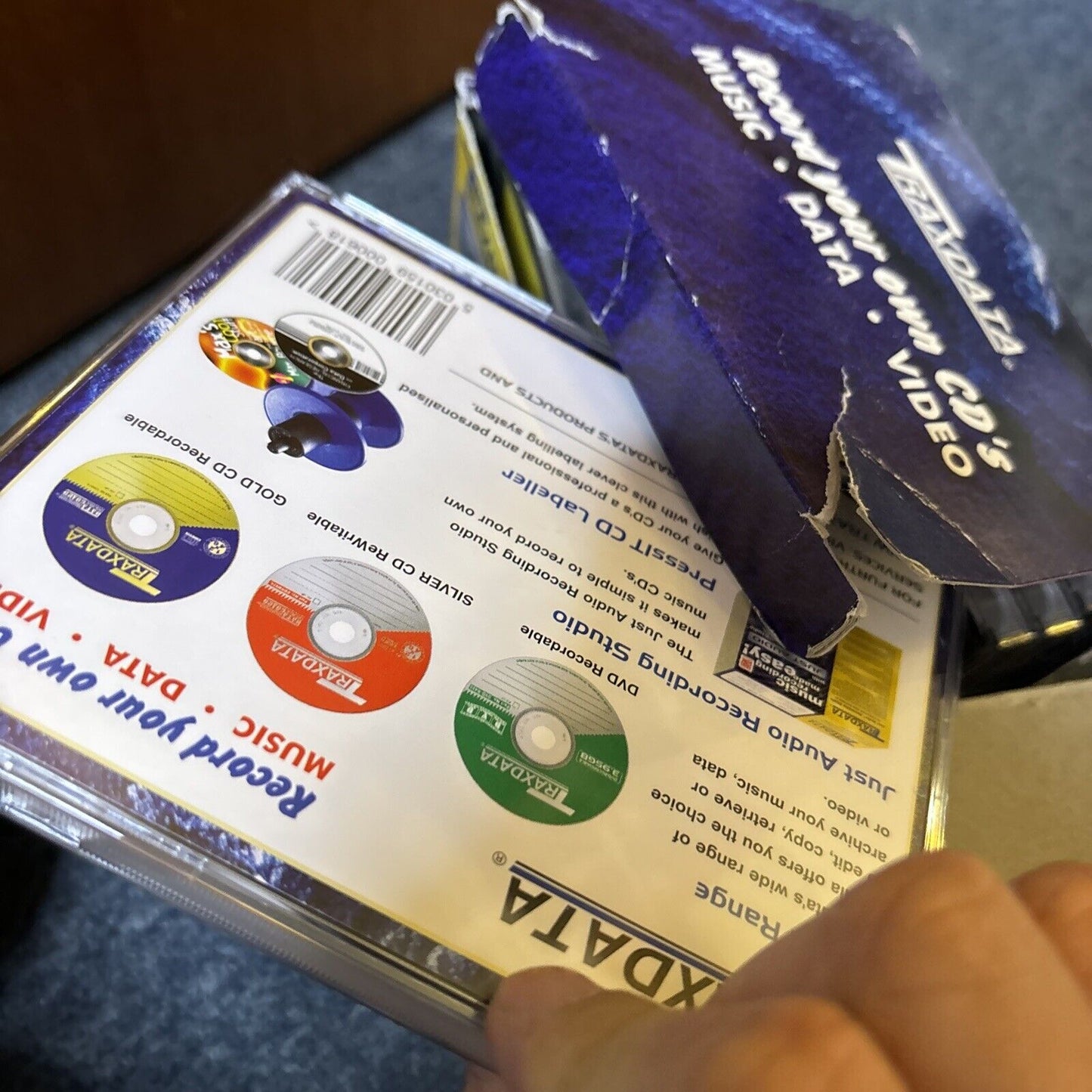 Traxdata 10x CD-R Silver Blank Cd Recordable 74 Minute 650mb *New*