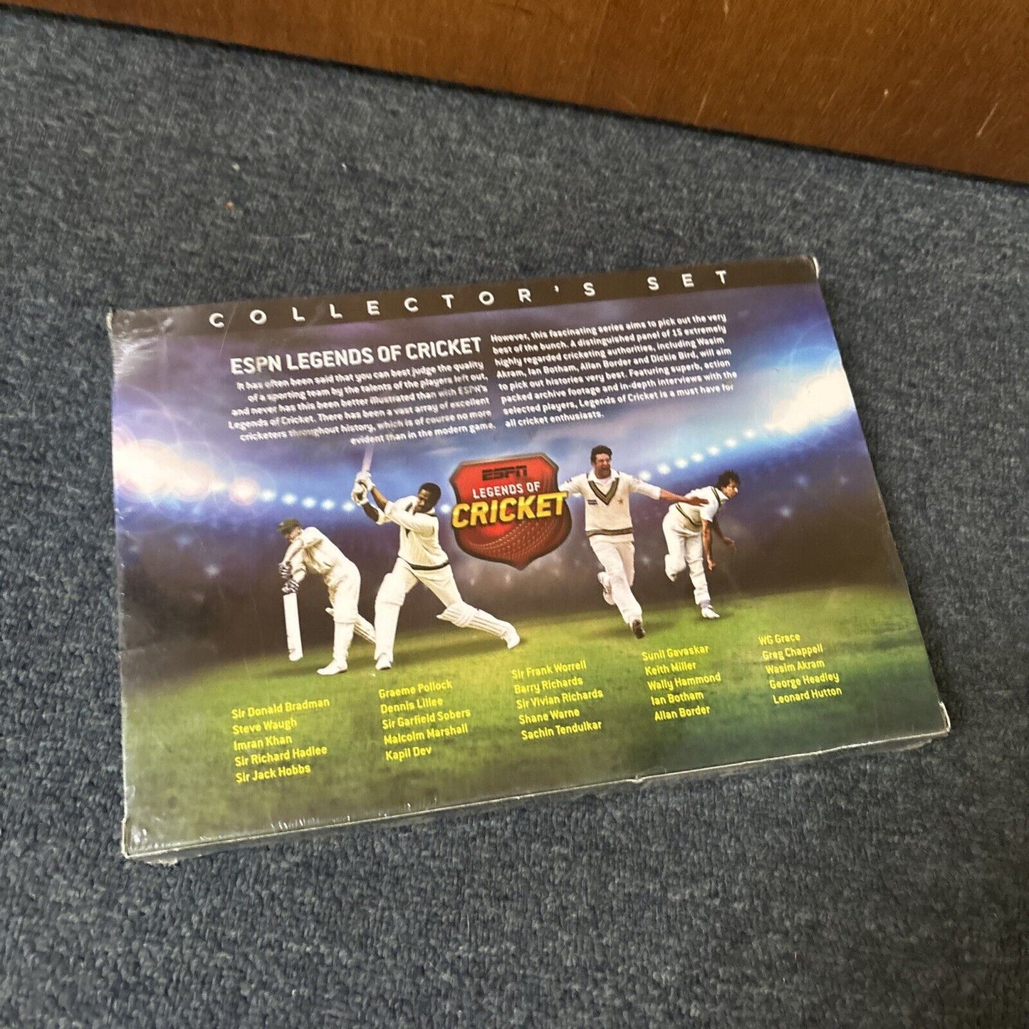 ESPN Legends of Cricket Collector's Gift Set (DVD, 2012) Region 4 *NEW Sealed*